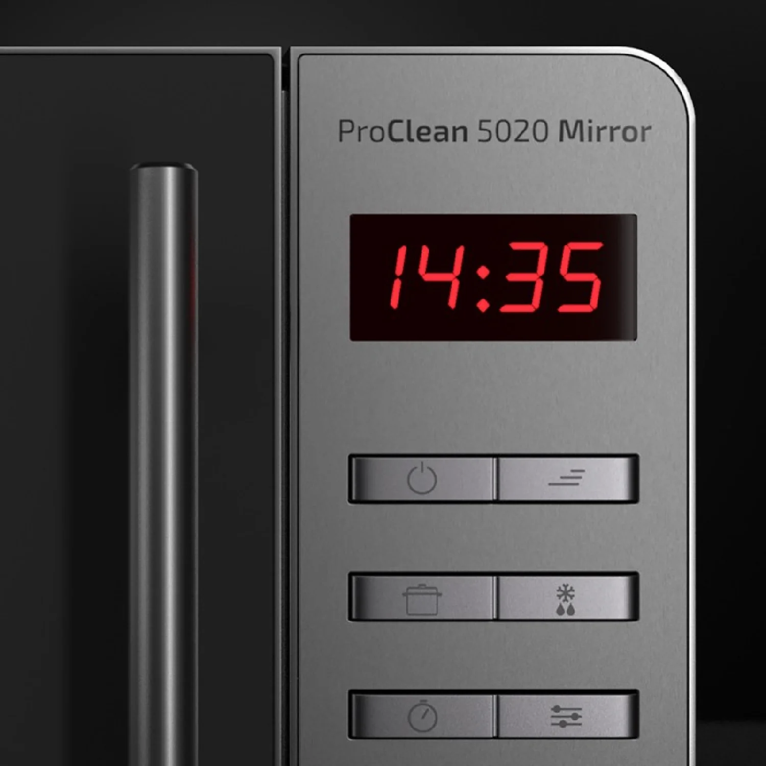Microondas Proclean 5020 Mirror. 700 W, Capacidad 20 L, Revestimiento Ready2clean Para Mejor Limpieza, Tecnología 3dwave, Diseño Efecto Espejo, Tira - Image 3
