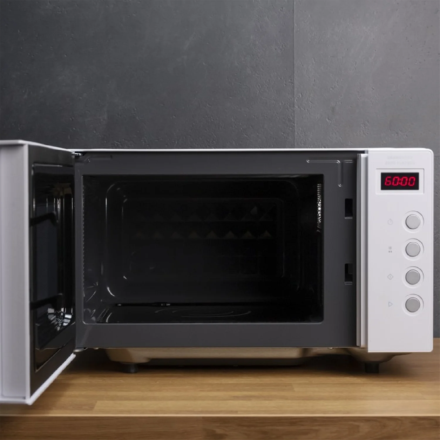 Microondas Sin Plato Grandheat 2000 Flatbed White. Capacidad 20 Litros, Potencia 700 W, Temporizador Hasta 60 Min, Revestimiento Interior Cerámico, - Image 2