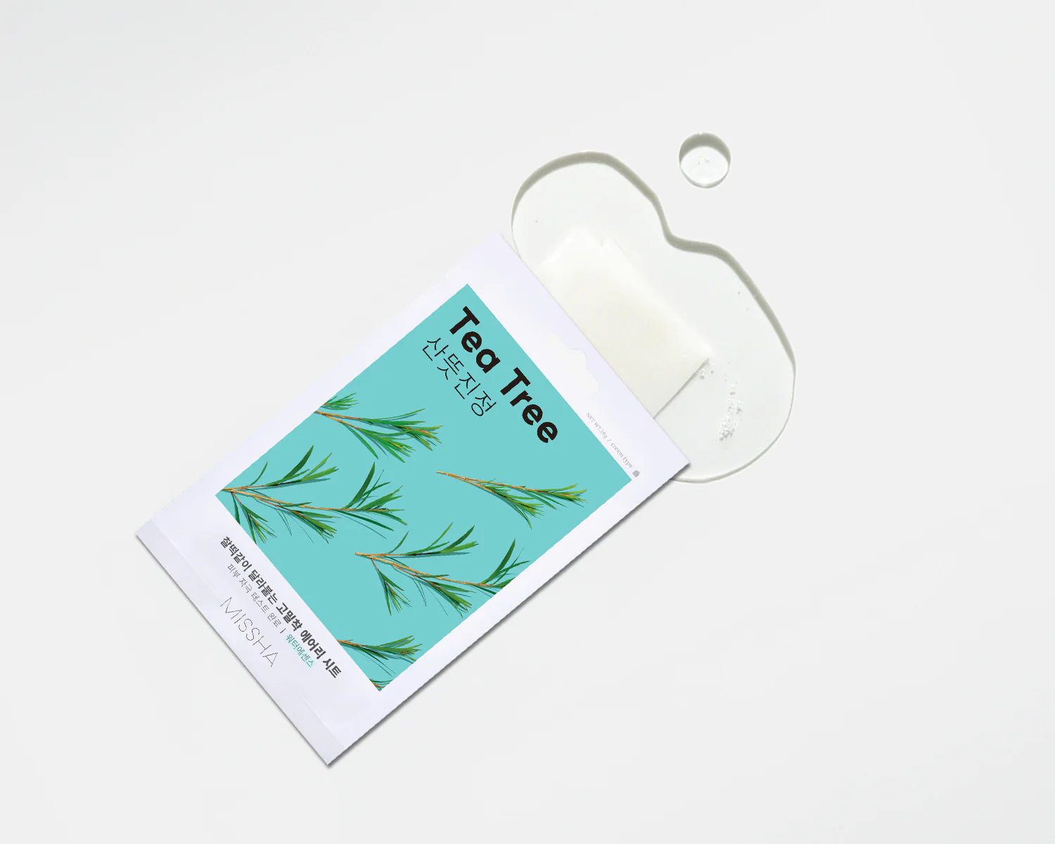 Missha Airy Fit Sheet Mask [tea Tree] (19g) - Mascarilla Árbol Del Té - Image 2