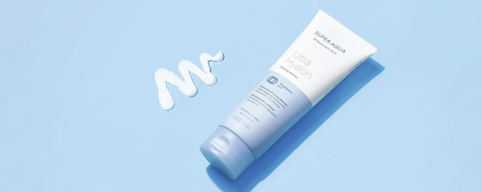 Missha Super Aqua Ultra Hyalron Foaming Cleanser (200ml) - Espuma Limpiadora - Image 2