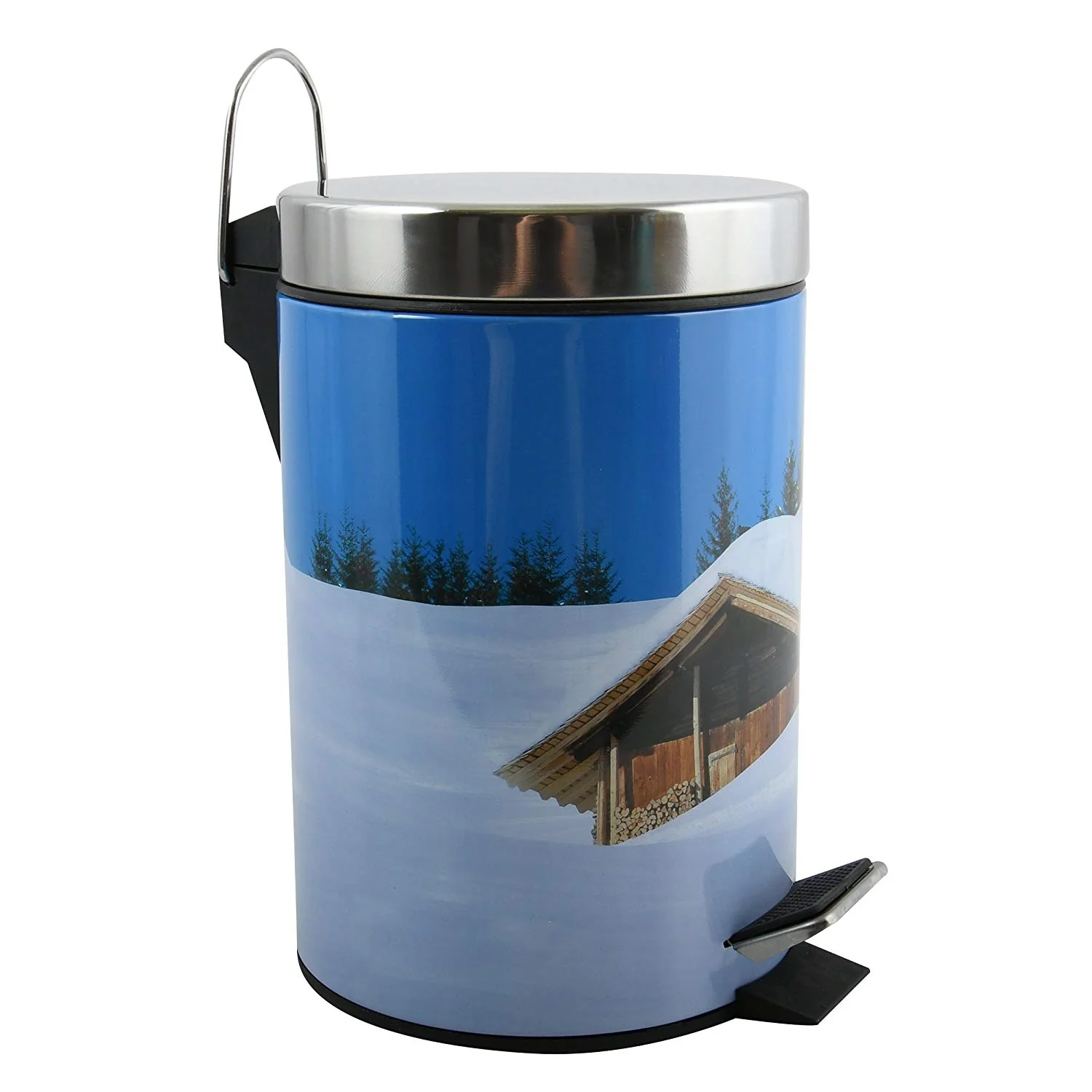 Msv 100527-3 Litros Acero Inoxidable Sepia Cottage Bin - Image 2