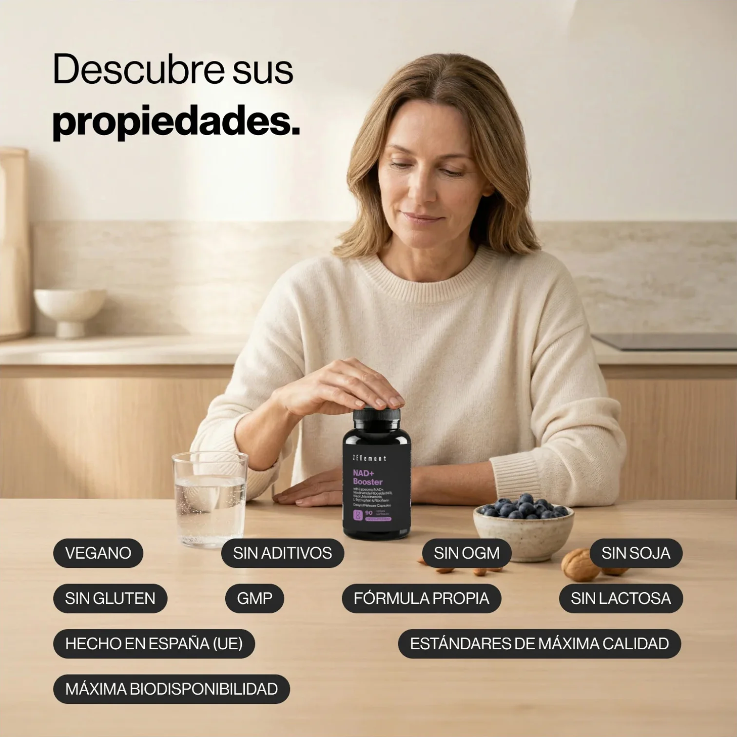 NAD+ Booster Zenement 90 Cápsulas Veganas - Image 2