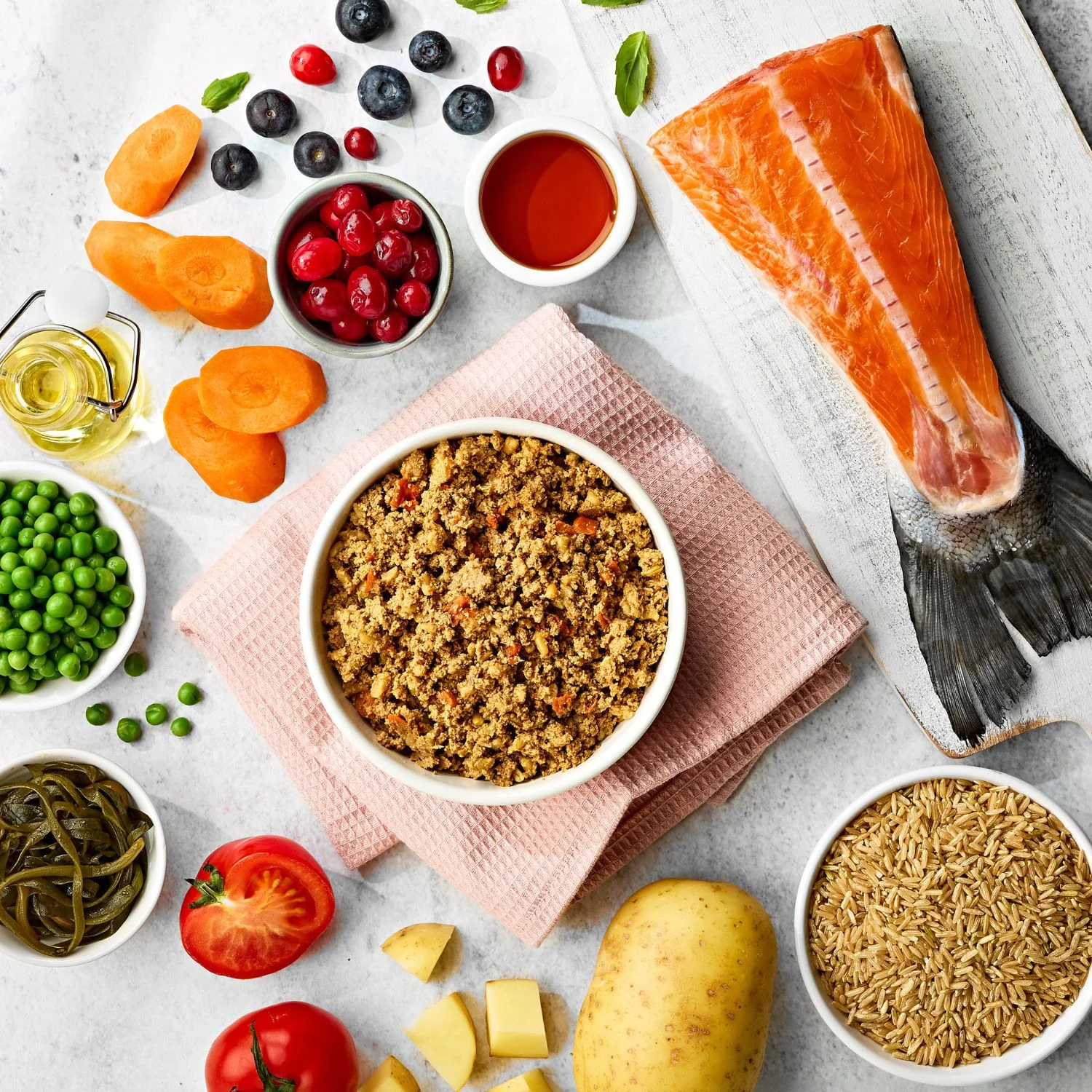 Naturo Comida Humeda Perro Raza Mini De Salmon Arroz Y Veg 150g X 8 Sobres - Image 2