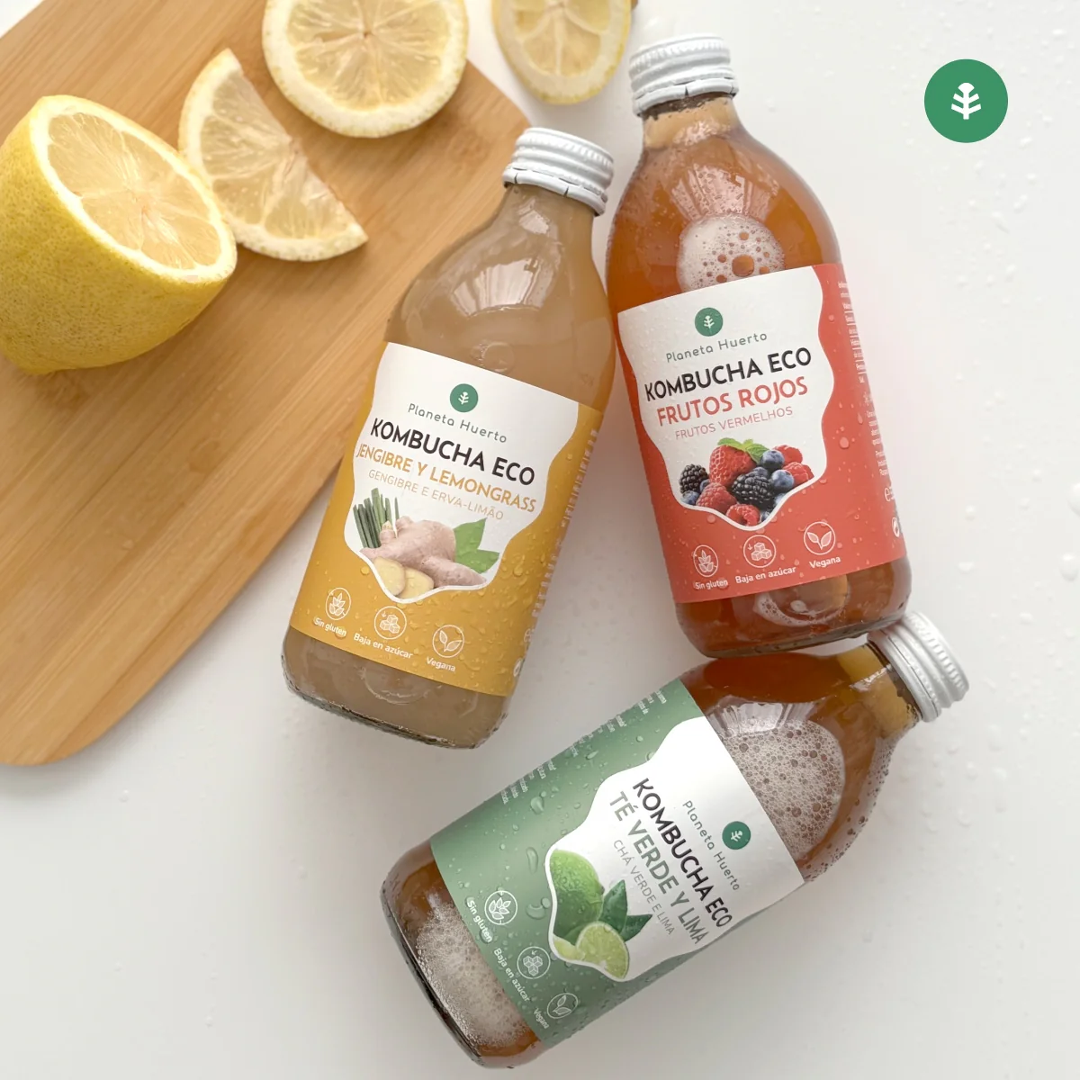 Pack 12x Kombucha ECO Frutos rojos Planeta Huerto 330 ml - Image 5