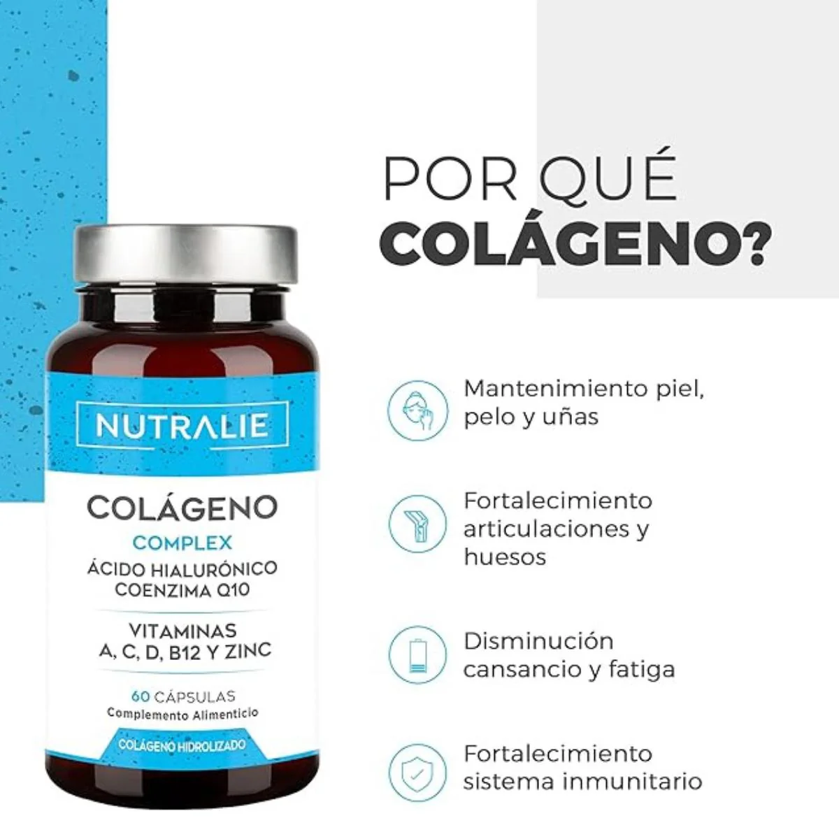 Pack 2x Colágeno Complex 60 cápsulas Nutralie - Image 2