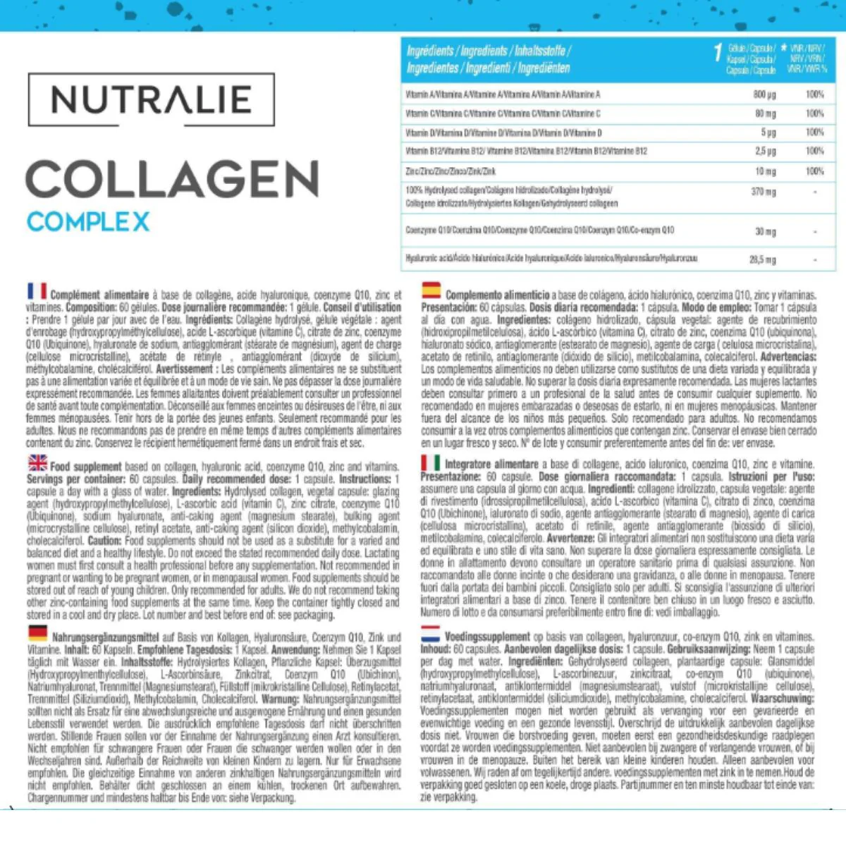 Pack 2x Colágeno Complex 60 cápsulas Nutralie - Image 4