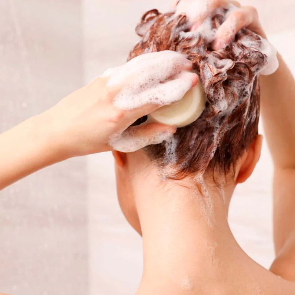 Pack 4 Champú Sólido Cabello Rizado - 100% Natural - Con Aceite de Almendra y Avena - Define y Nutre el Rizo - Image 3
