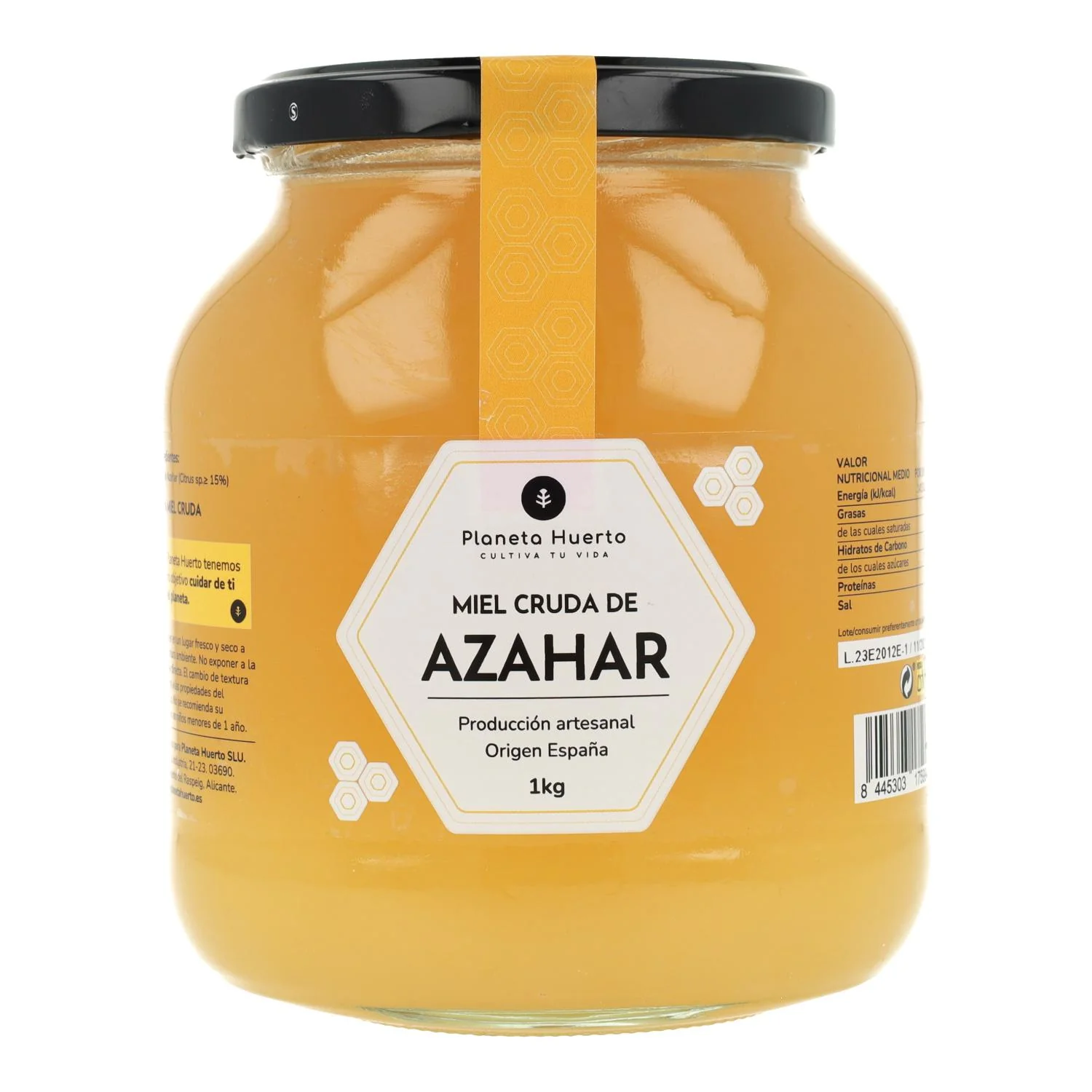 Pack 6x Miel Cruda de Azahar Planeta Huerto 1 Kg - Image 2