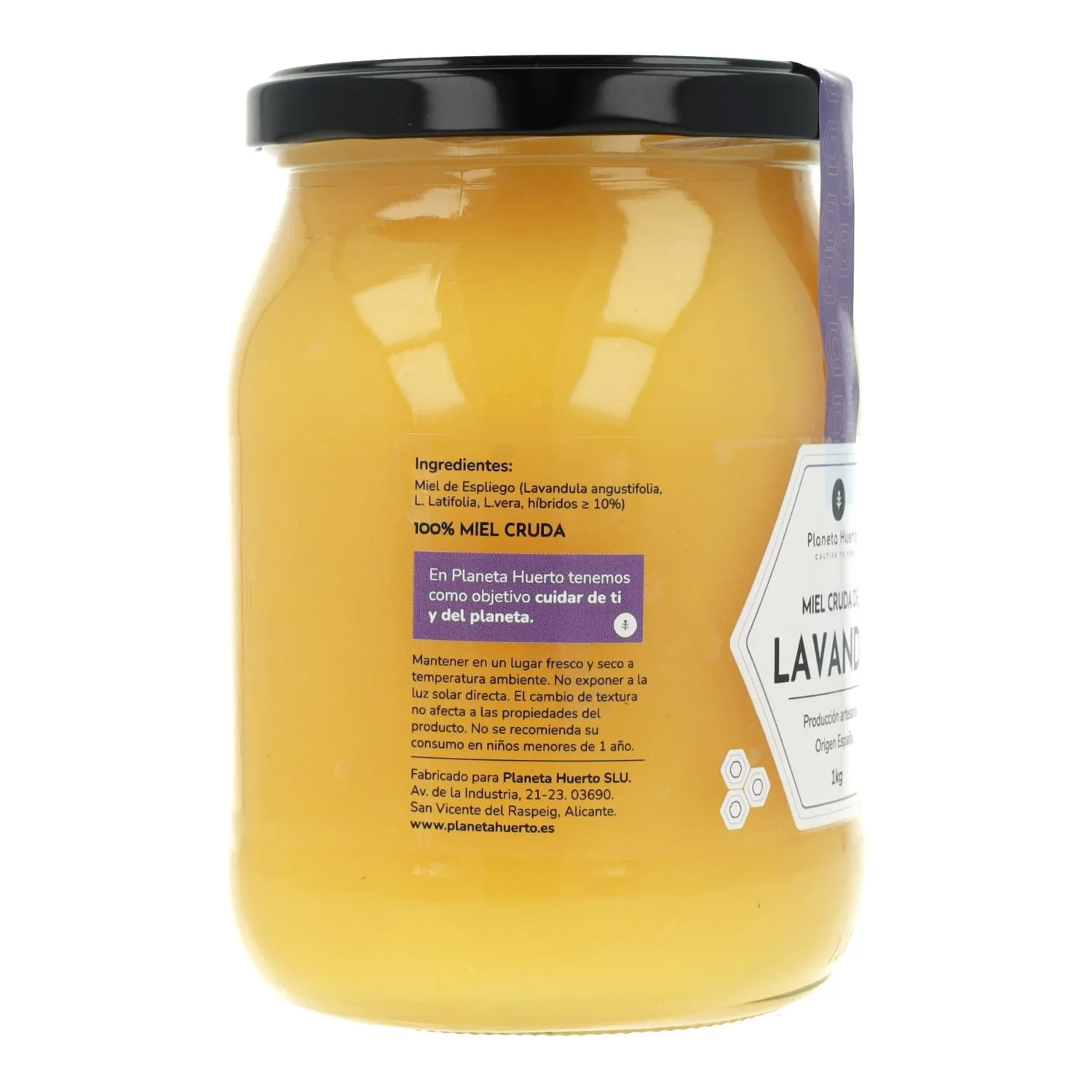Pack 6x Miel Cruda de Lavanda Planeta Huerto 1 Kg - Image 3