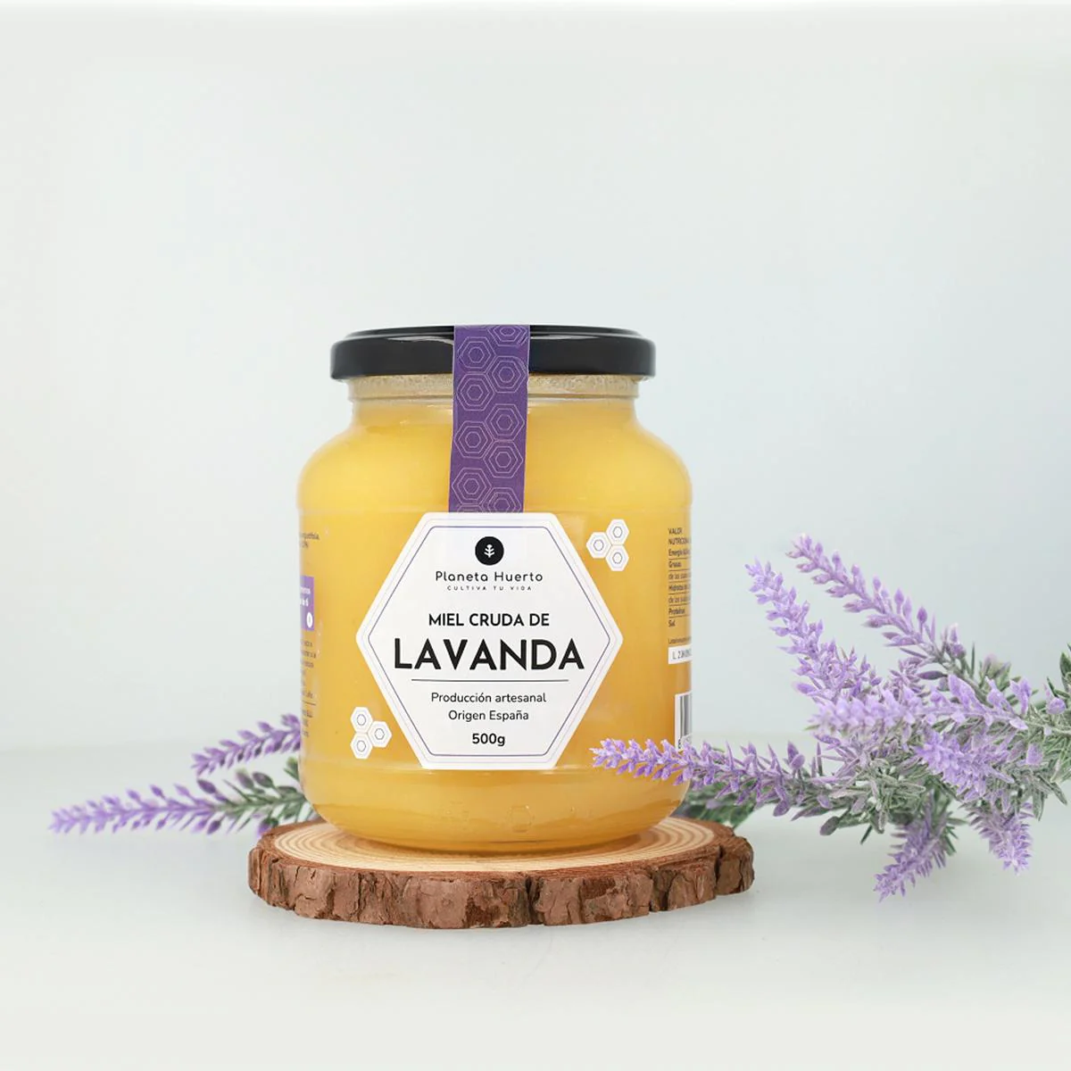 Pack 6x Miel Cruda de Lavanda Planeta Huerto 500 g - Image 8