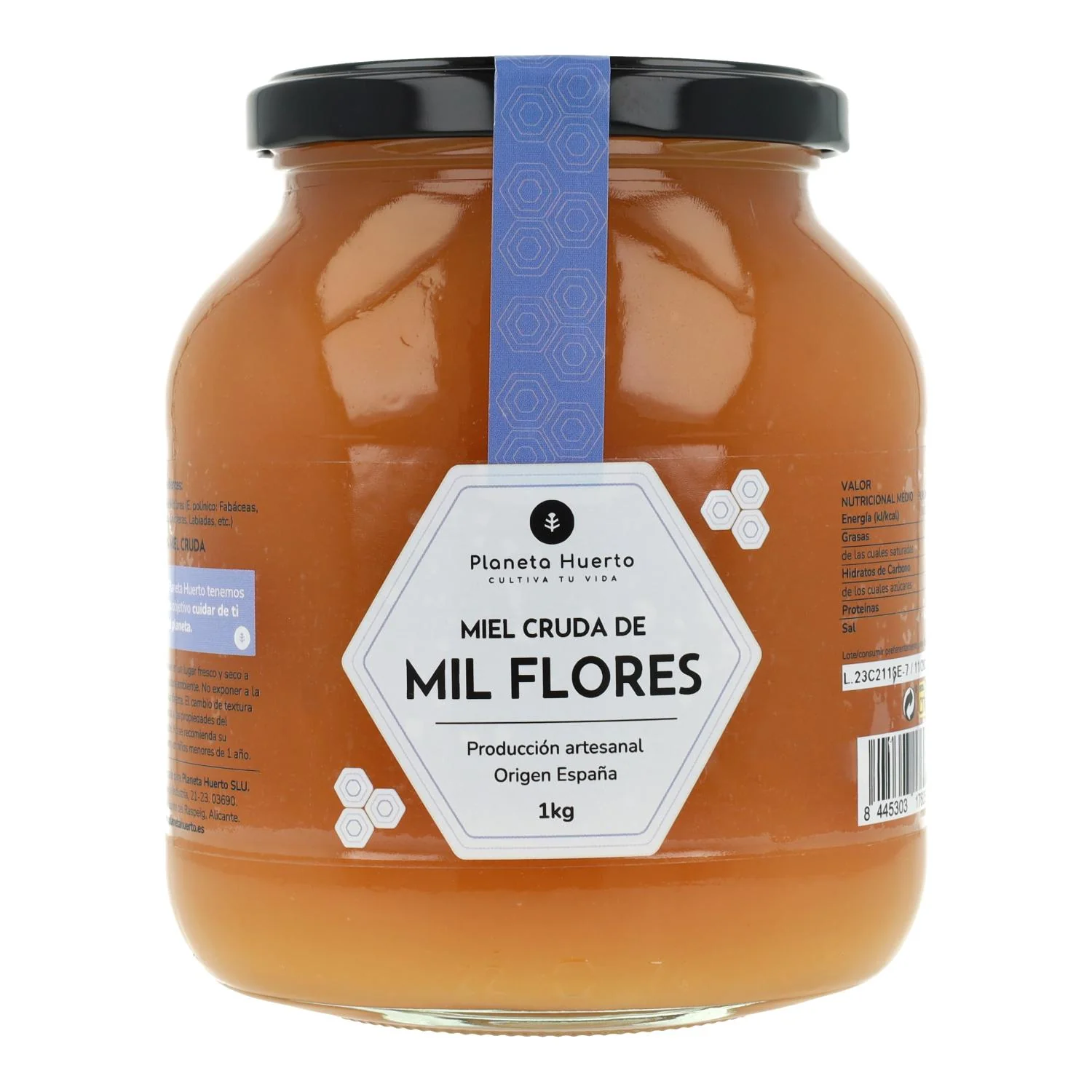Pack 6x Miel Cruda de Mil Flores Planeta Huerto 1 Kg - Image 2