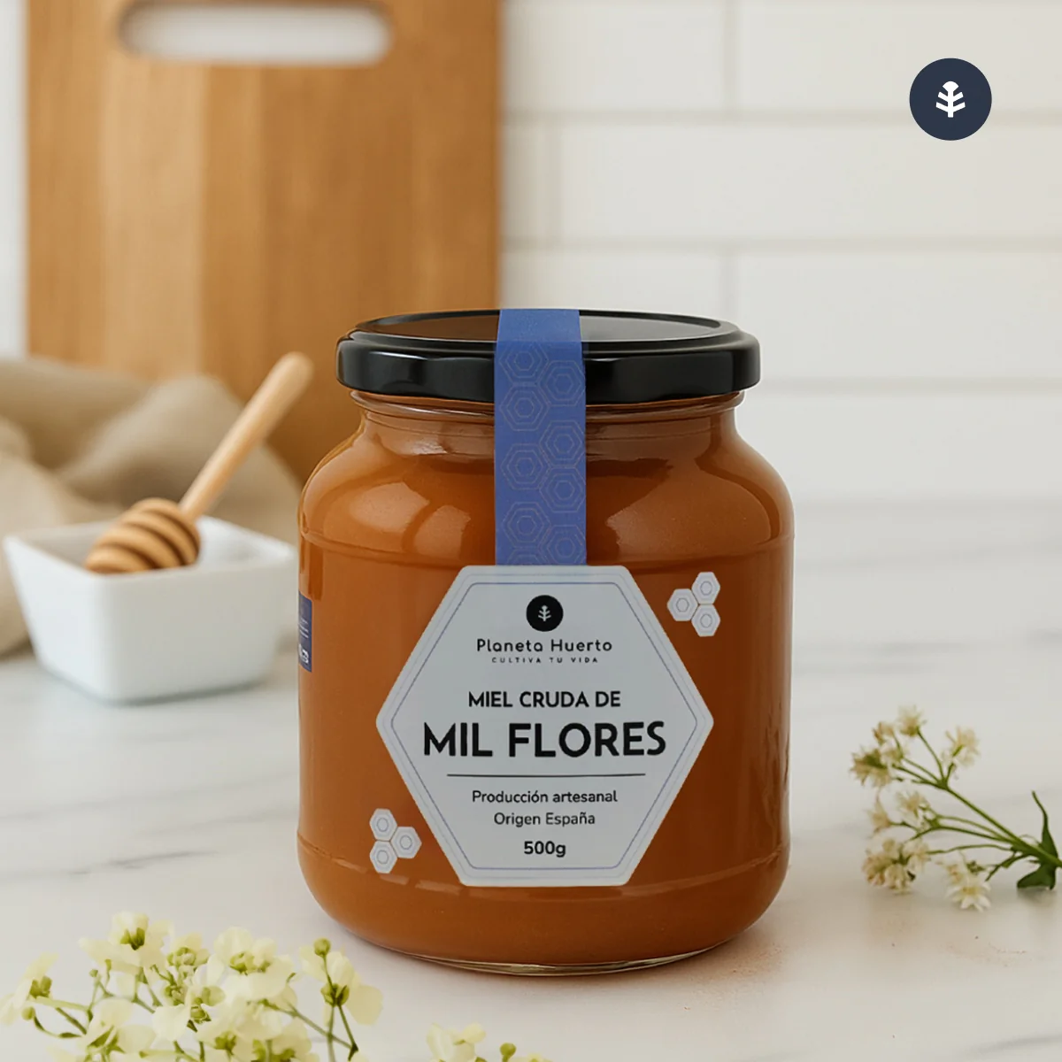 Pack 6x Miel Cruda de Mil Flores Planeta Huerto 500 g - Image 6