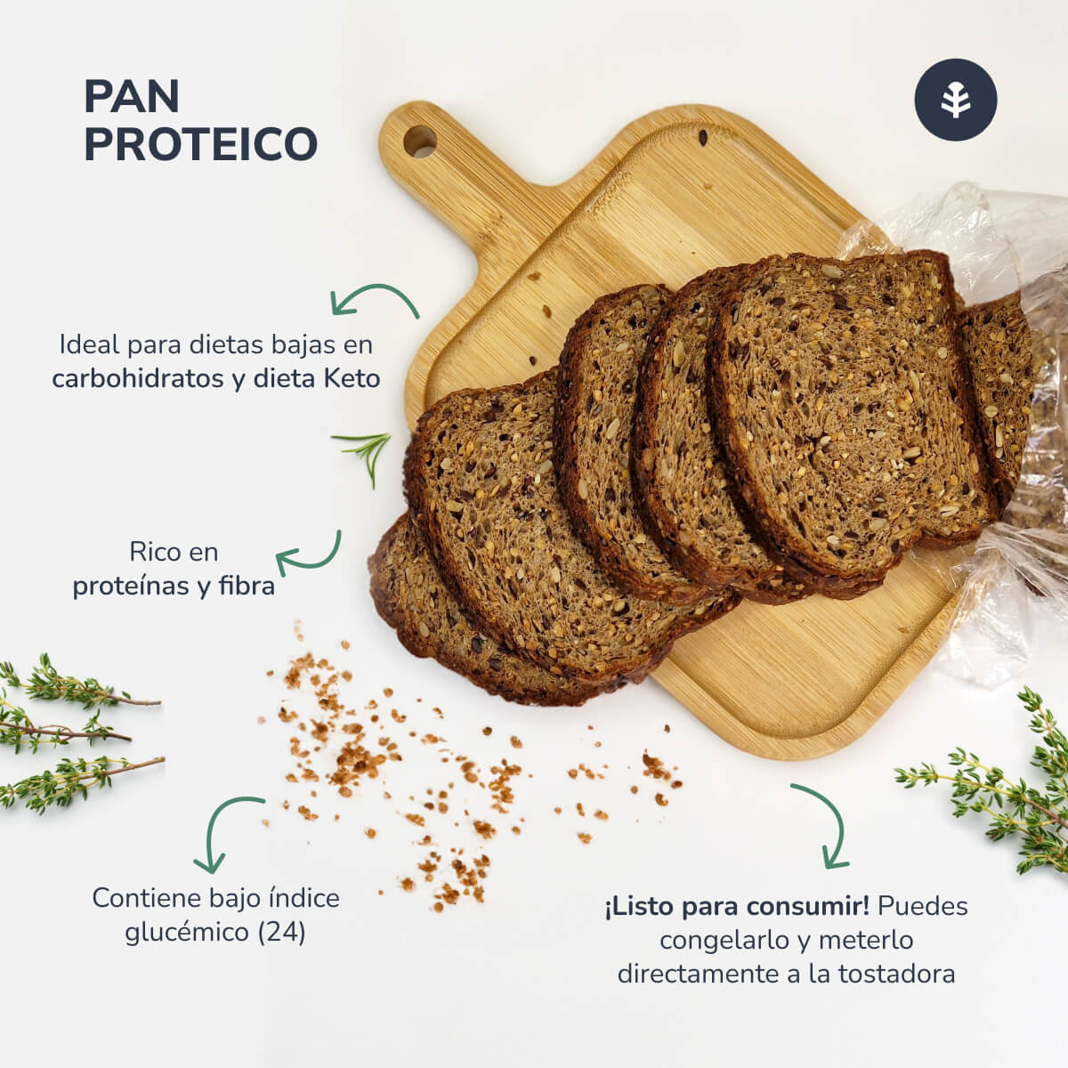 Pack 6x Pan proteico Planeta Huerto 1 kg - Image 4