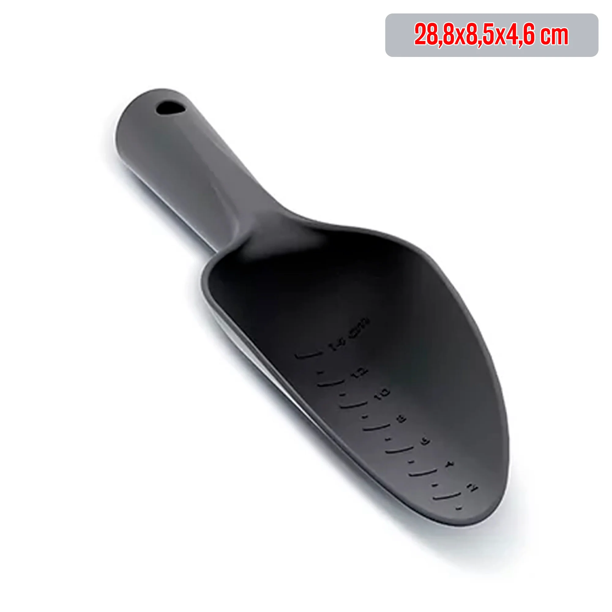 Pala R Scoop 2 , Dimensiones (mm) 288x85x46, Color Negro - Image 3