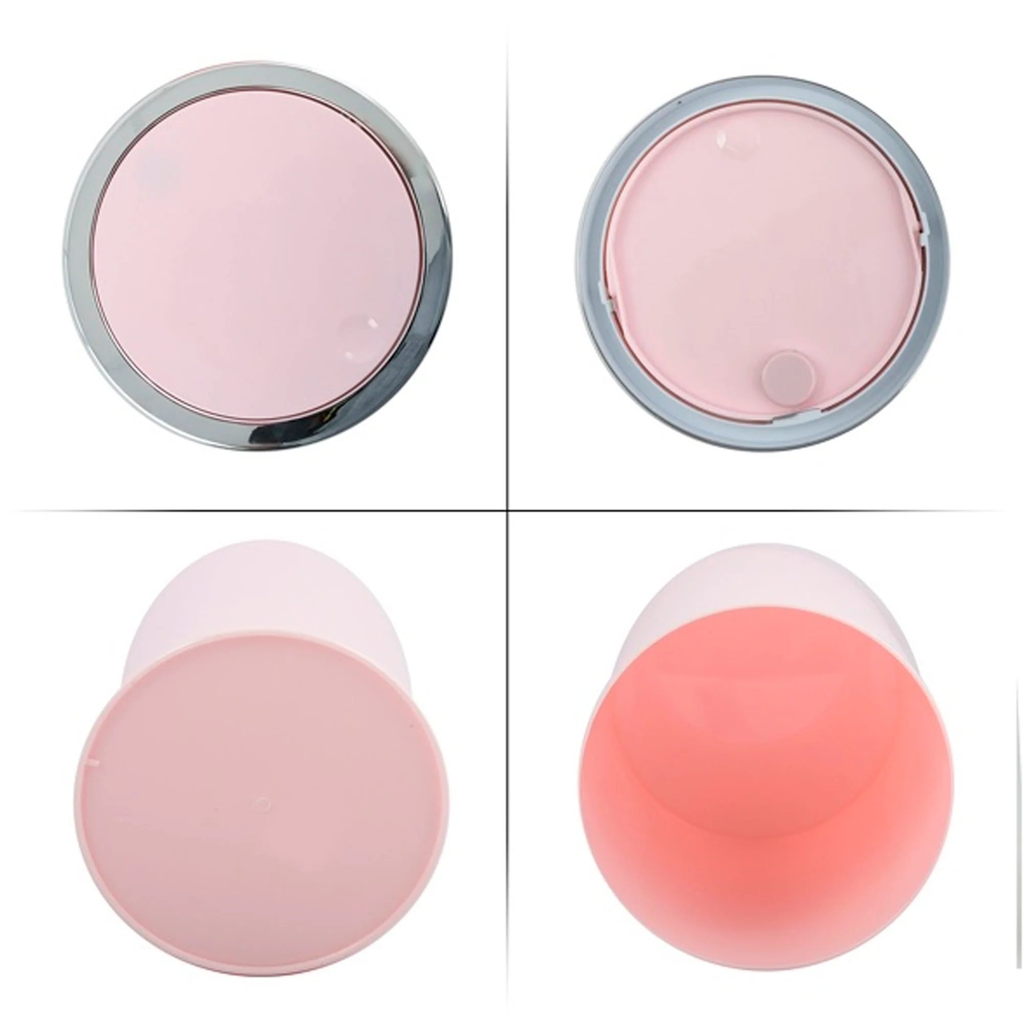 Papelera De Oficina Msv aspen 6l De Plastico En Color Rosa - Image 4