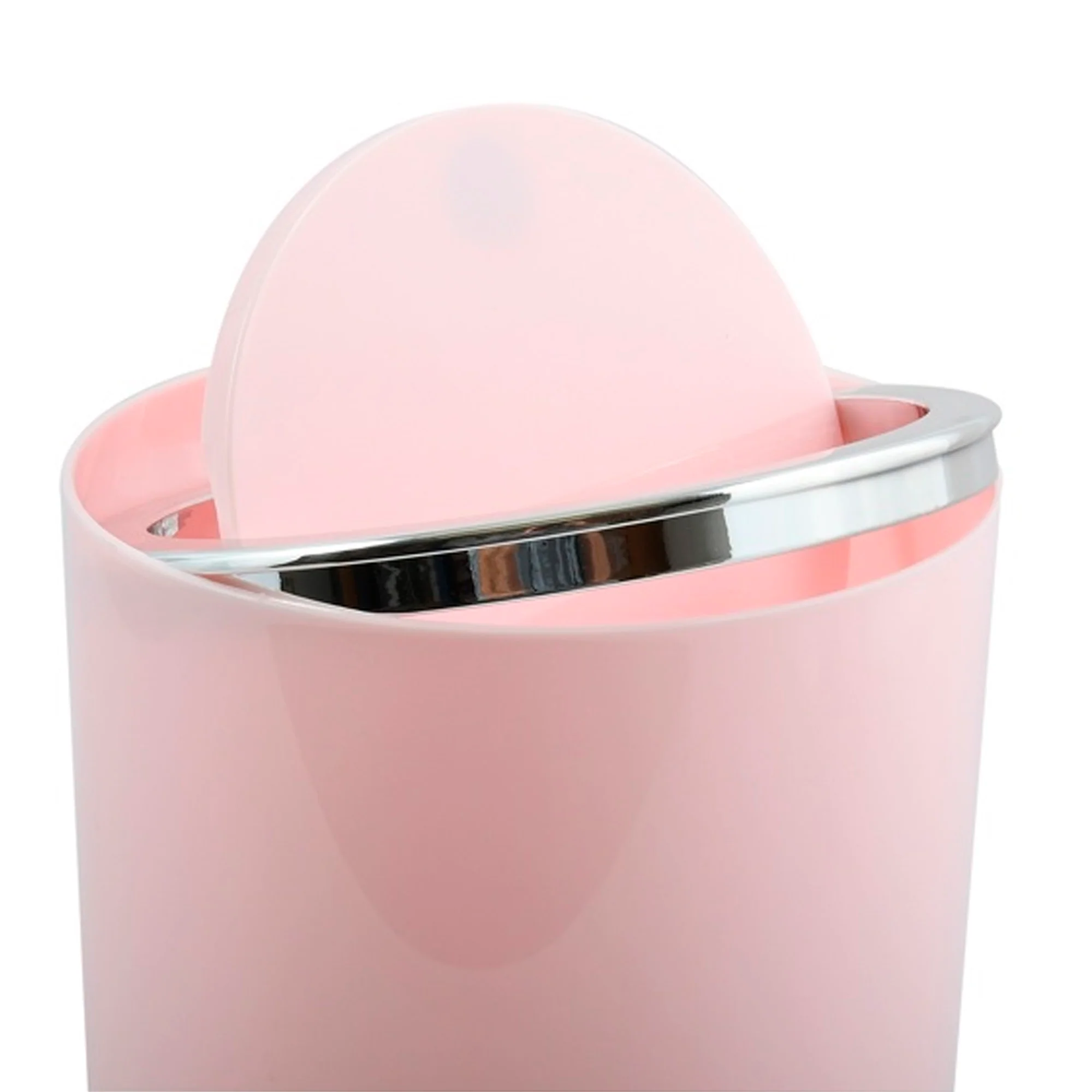 Papelera De Oficina Msv aspen 6l De Plastico En Color Rosa - Image 5