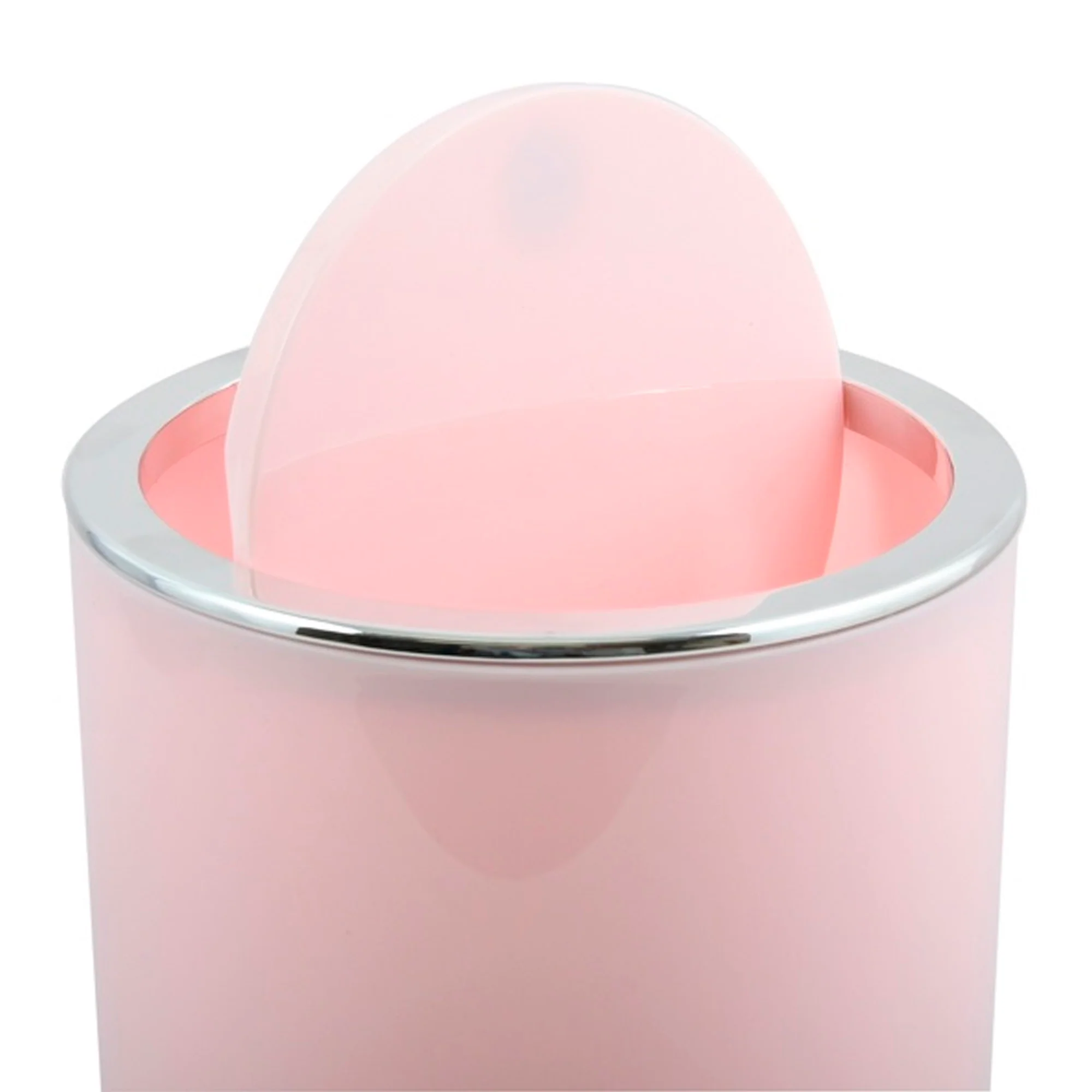 Papelera De Oficina Msv aspen 6l De Plastico En Color Rosa - Image 6