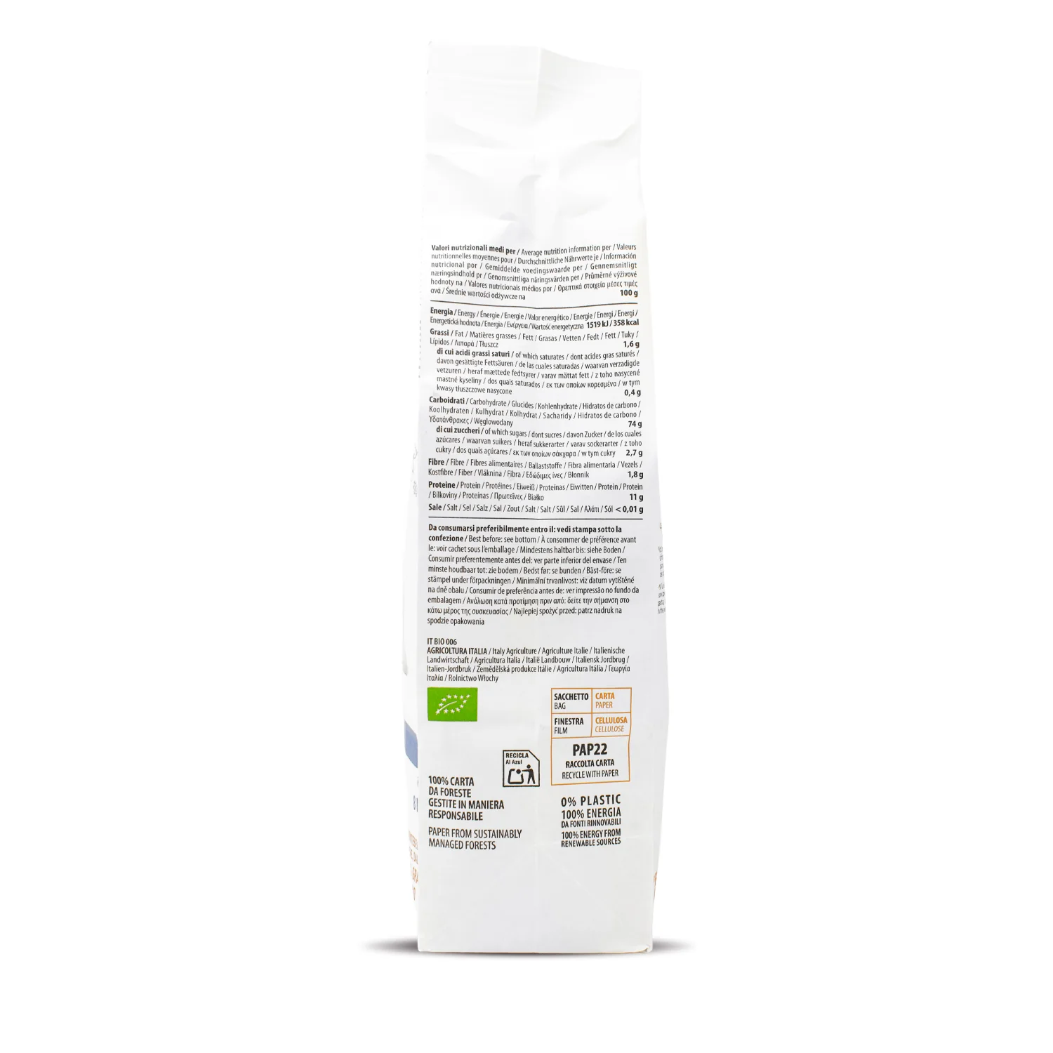 Penne rigate de espelta bio Girolomoni 500g - Image 4