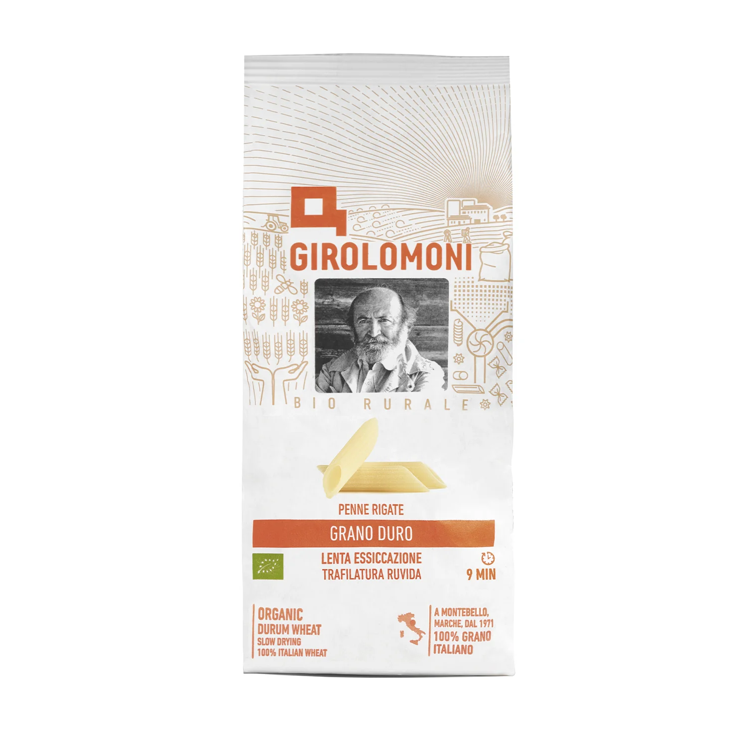 Penne rigate de trigo bio Girolomoni 500g