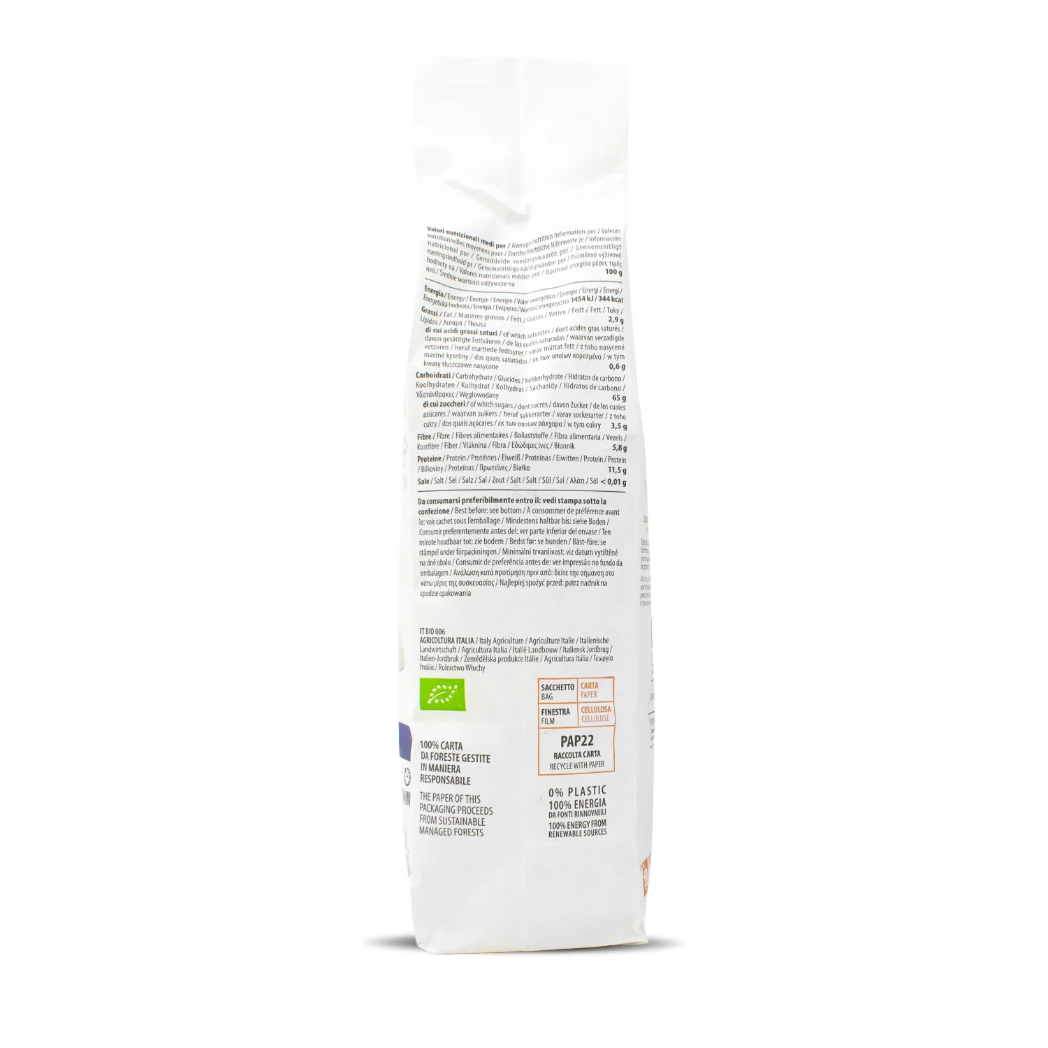Penne rigate espelta integral bio Girolomoni 500g - Image 3