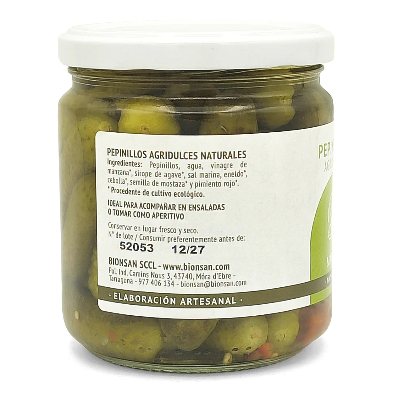 Pepinillos Agridulces Naturales Marma 350gr - Image 3