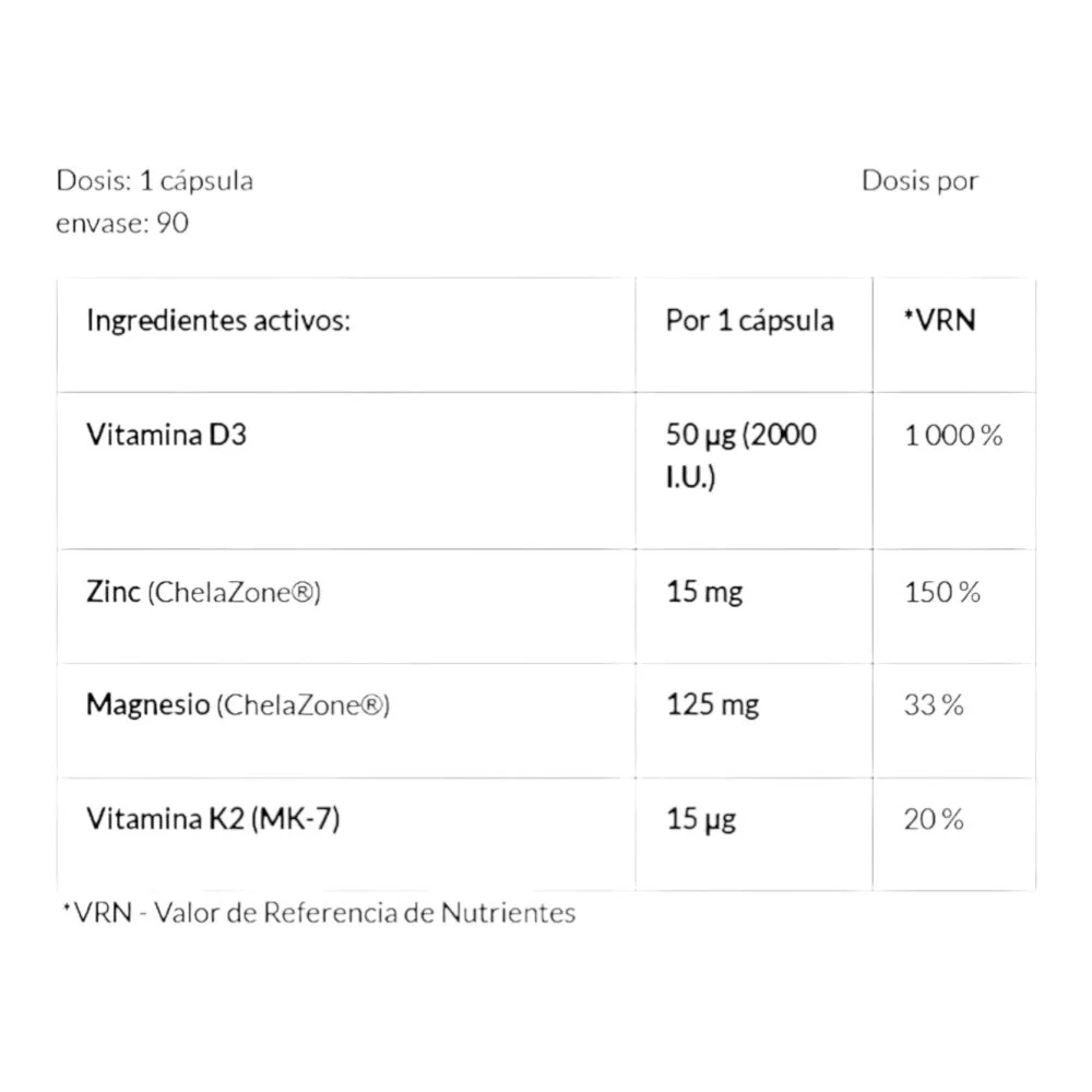 Performance D3-k2-mg-zn 90 Caps - Image 2