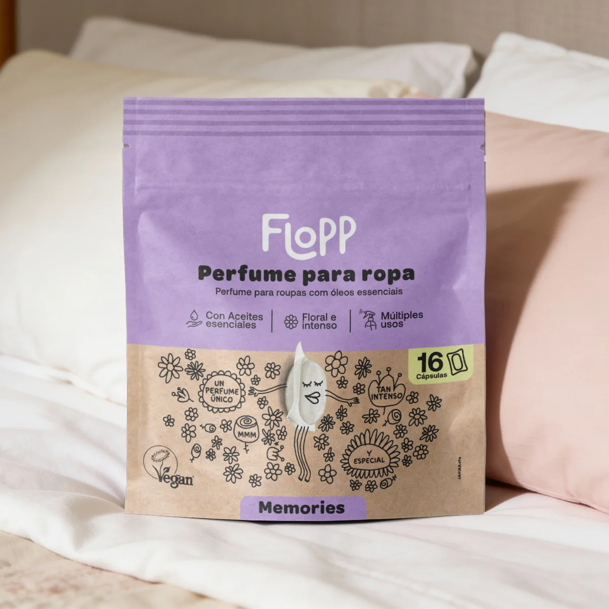 Perfumador Ropa Memories Flopp Eco 16 cápsulas - Image 2