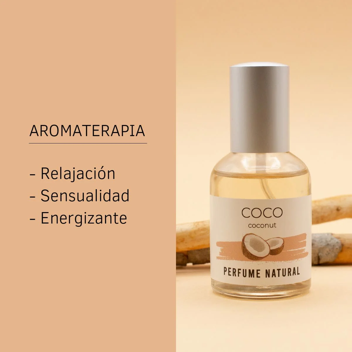Perfume Natural De Coco 50 Ml | Fragancia Dulce Tropical | Aroma Exótico Y Suave | Perfume Femenino Duradero - Image 3
