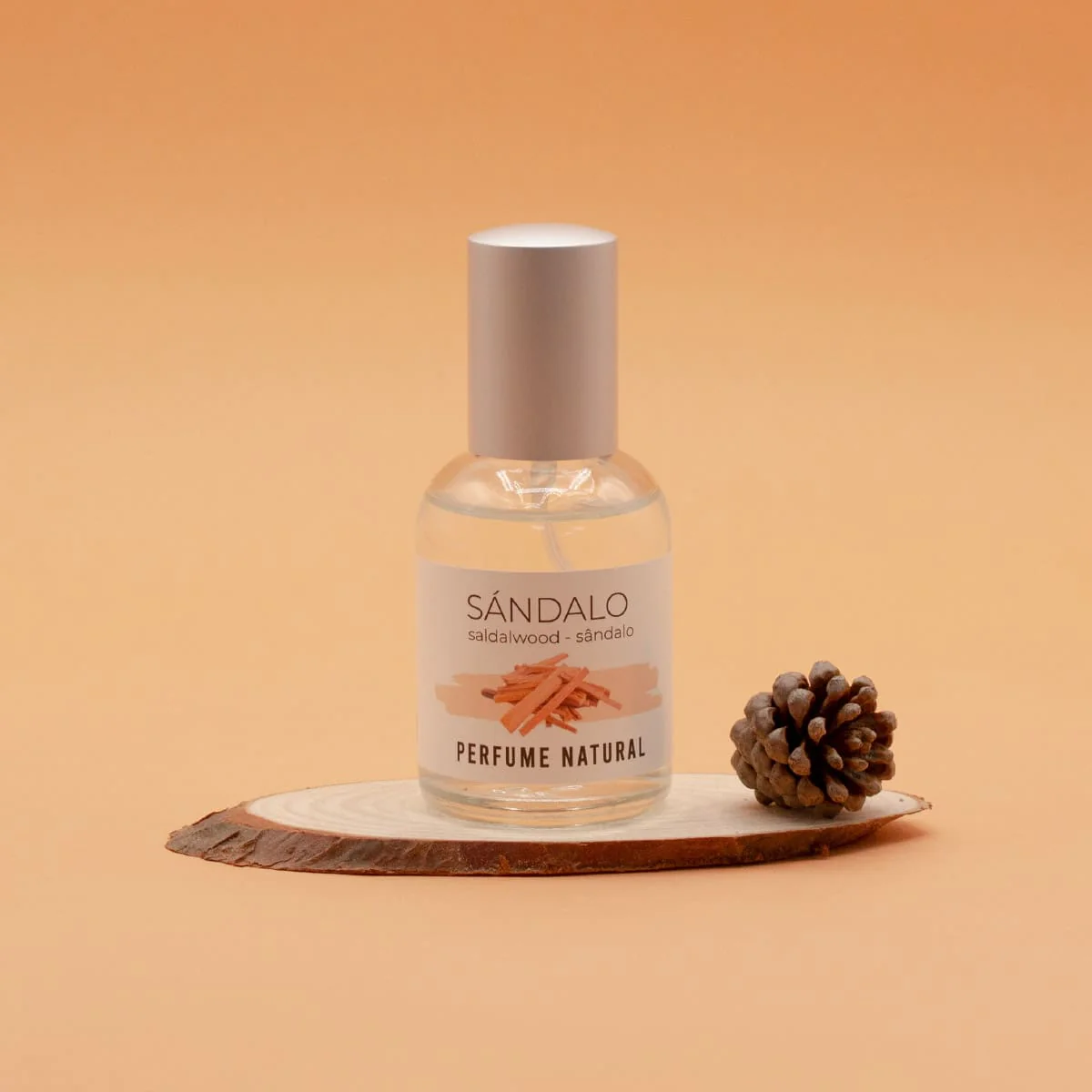 Perfume Natural De Sándalo 50 Ml | Fragancia Amaderada Y Cálida | Aroma Elegante Y Envolvente | Perfume Duradero - Image 2