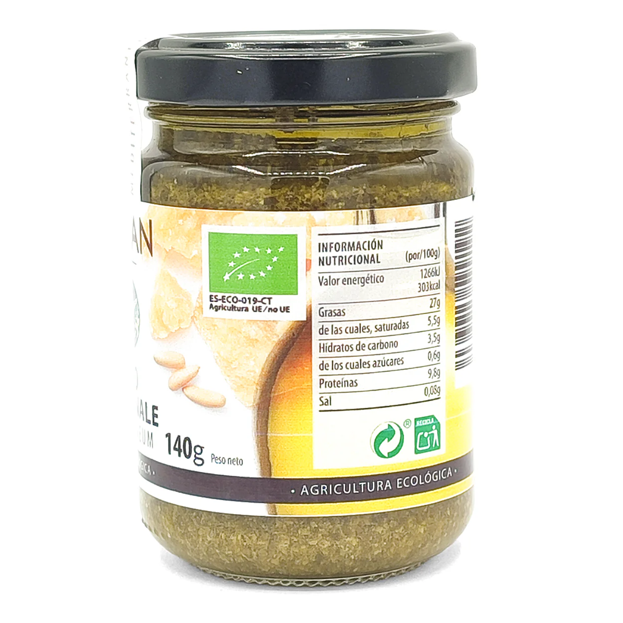 Pesto Tradizionale Con Piñones Eco Bionsan 140g - Image 4