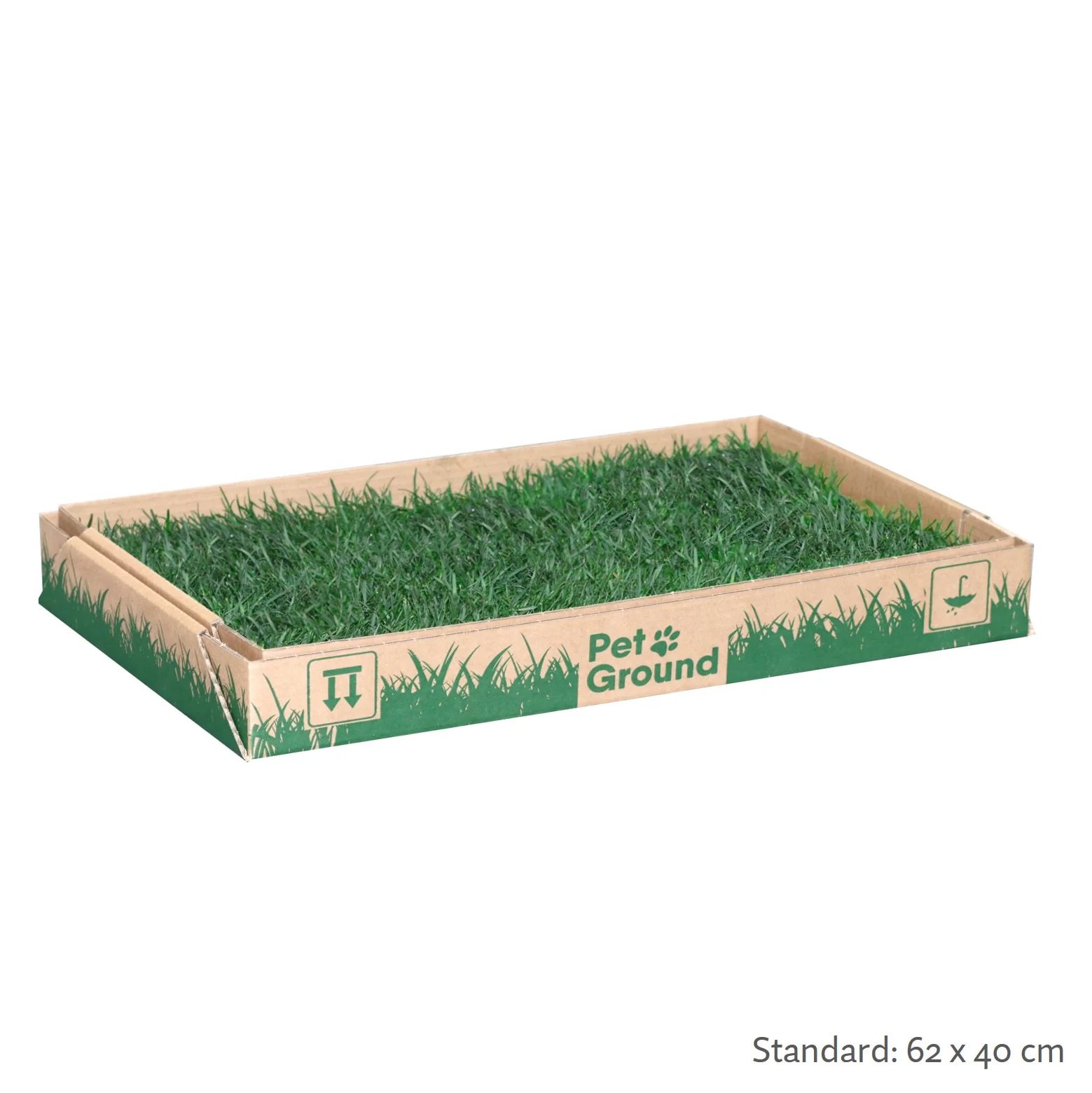 Petground, Parque Para Conejos, Casa De Césped Natural S: 62 X 40 Cm - Image 2
