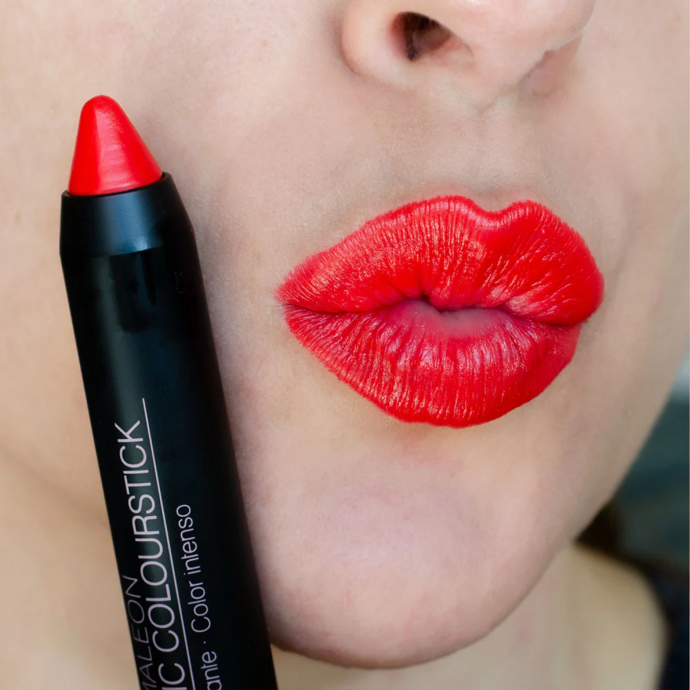 Pintalabios Rojo Flúor Basic Colourfun 4g Camaleon Cosmetics - Image 3