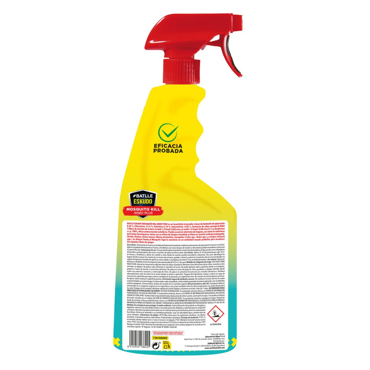 Pistola Anti Mosquito Tigre Batlle 750 ml - Image 2