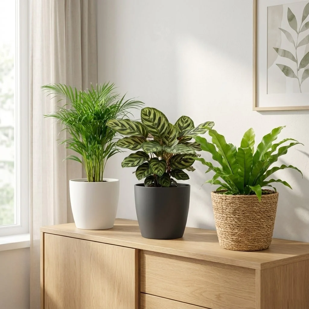 Plantas De Interior Purificadoras De Aire, 6 Unidades - Maceta Blanca - Ø 12 Cm - Image 2