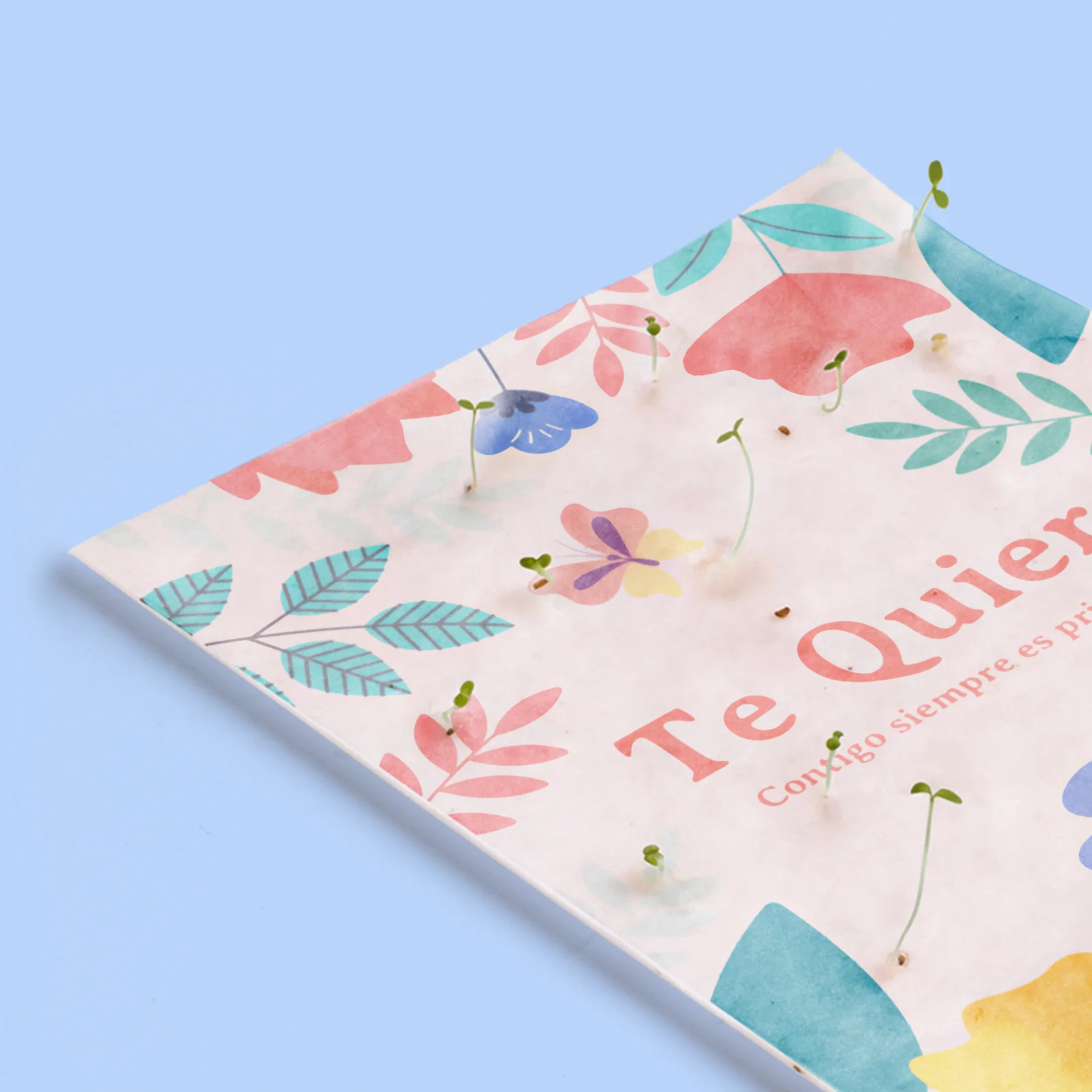 Postal Plantable Te Quiero – Regalo Romántico Original Que Florece, Emoción Y Naturaleza En Un Solo Gesto | Resetea - Image 3