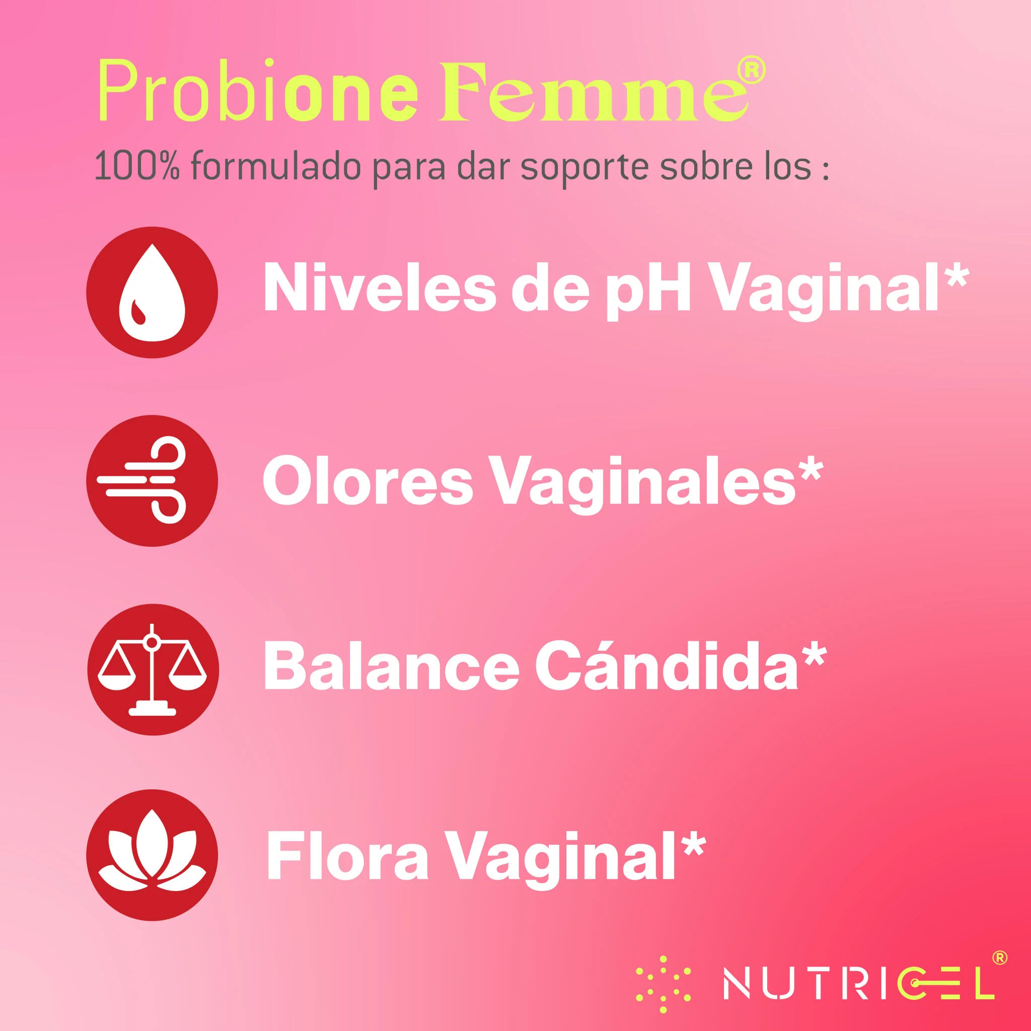 Probione Femme® - Probióticos Vaginales 10 Cepas Especificas + 100 Billones Ufc - Image 2