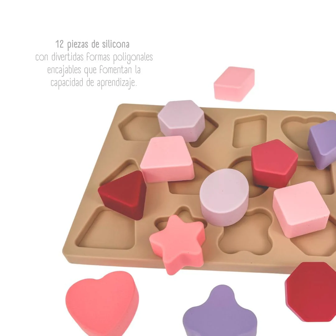 Puzzle Sensorial Para Bebé De Silicona Orgánica Althea Living Multicolor - Image 3