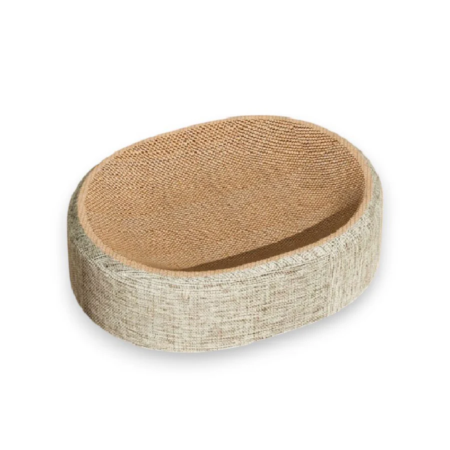 Rascador Para Gatos Caleta Tipo Cuenco 2 En 1 De Sisal Althea Living 13x43x43cm