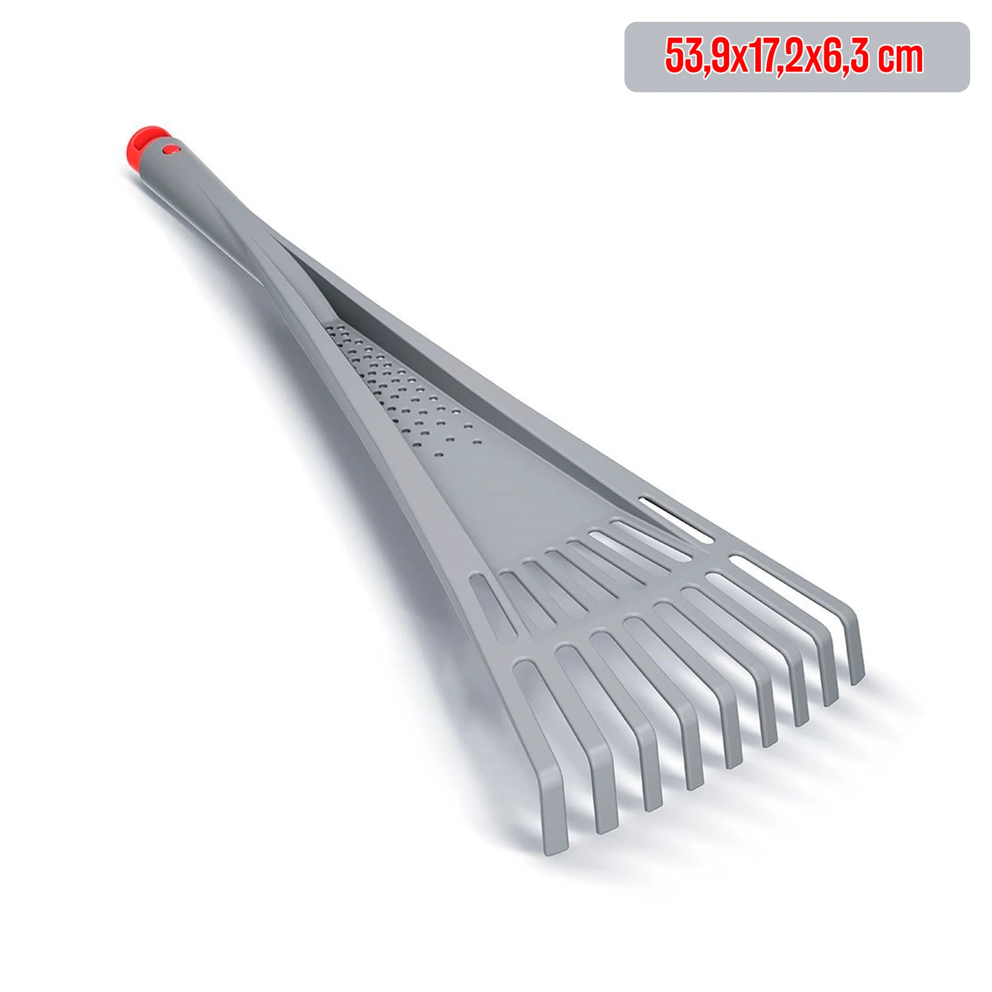 Rastrillo R Rakes Plus , Dimensiones (mm) 539x172x63, Color Gris - Image 3