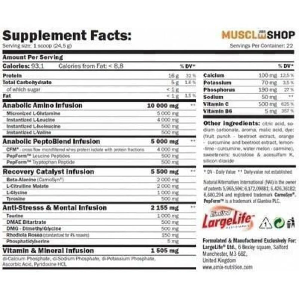 Re-core Concentrate 540 Gr Frutas - Image 2