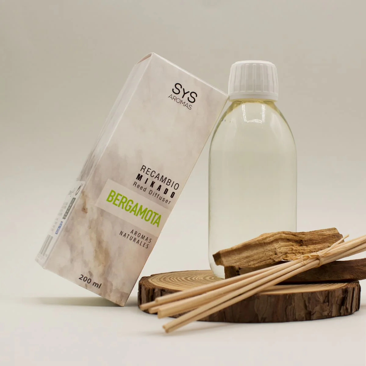 Recambio Mikado Bergamota 200 Ml Con Varillas | Aroma Cítrico Fresco | Refill Difusor | Larga Duración - Image 4