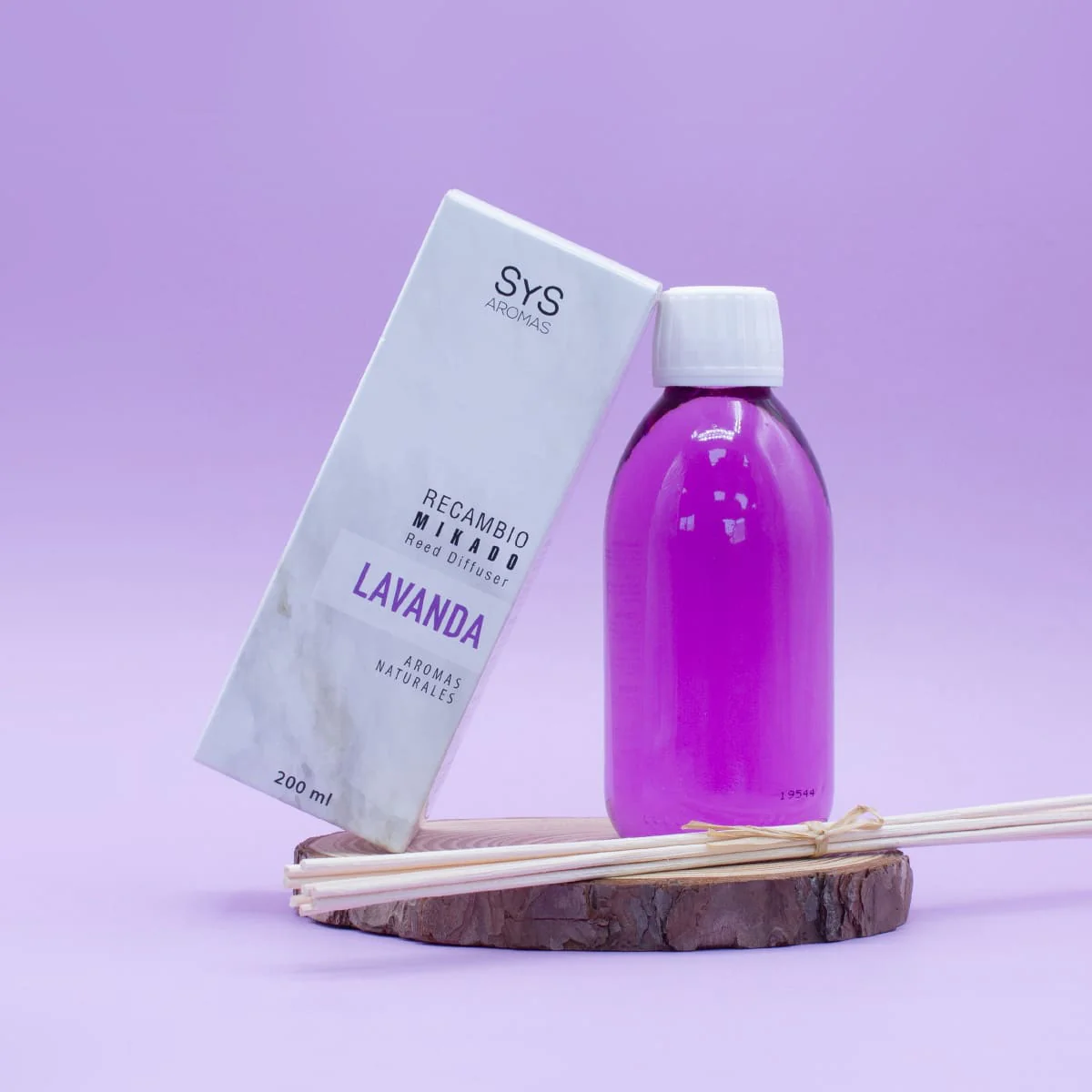 Recambio Mikado Lavanda 200 Ml con Varillas | Aroma Floral Relajante | Refill Difusor | Larga Duración - Image 2
