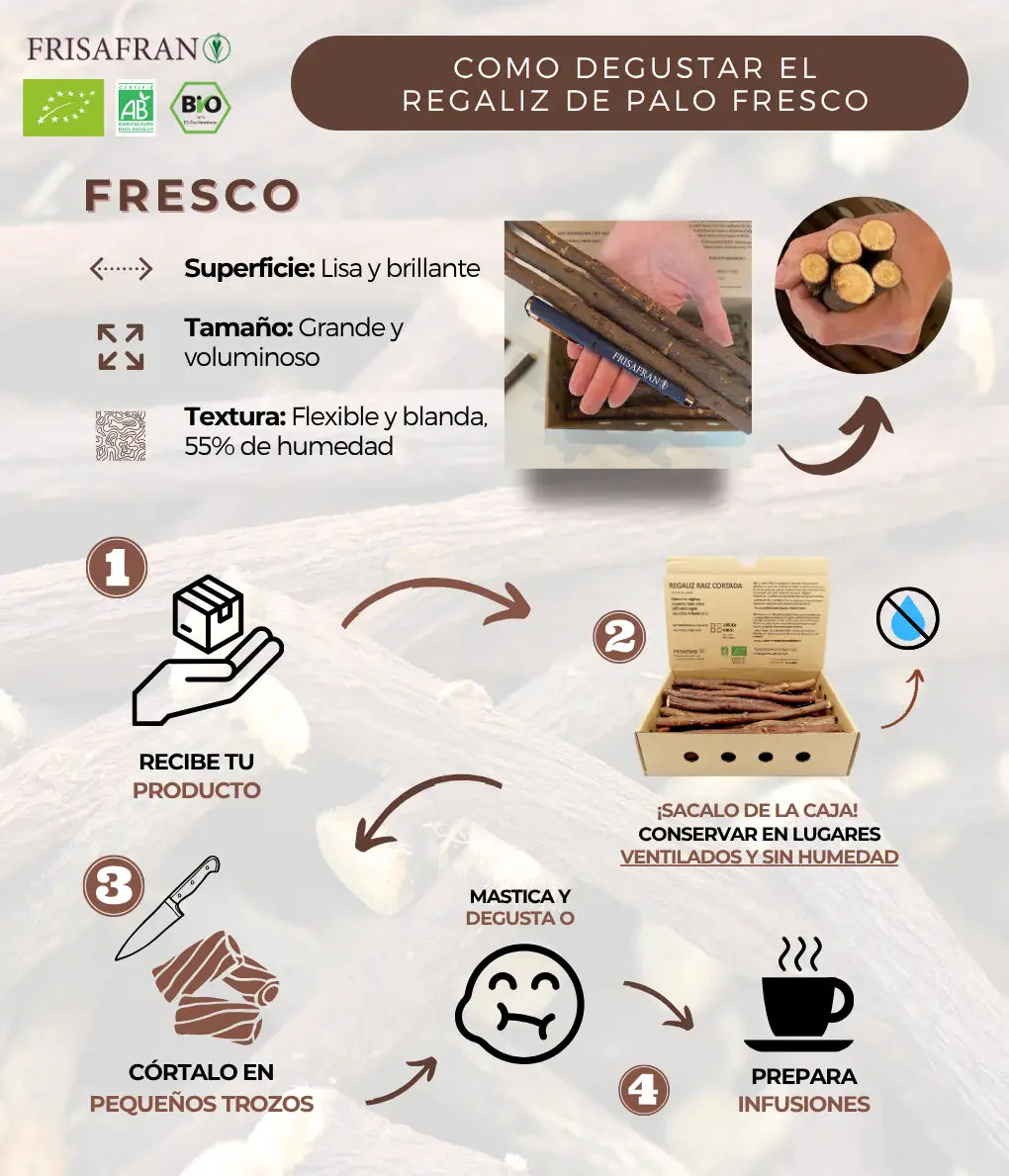 Regaliz De Palo Ecológico Fresco | Frisafran 500 Gr - Image 6