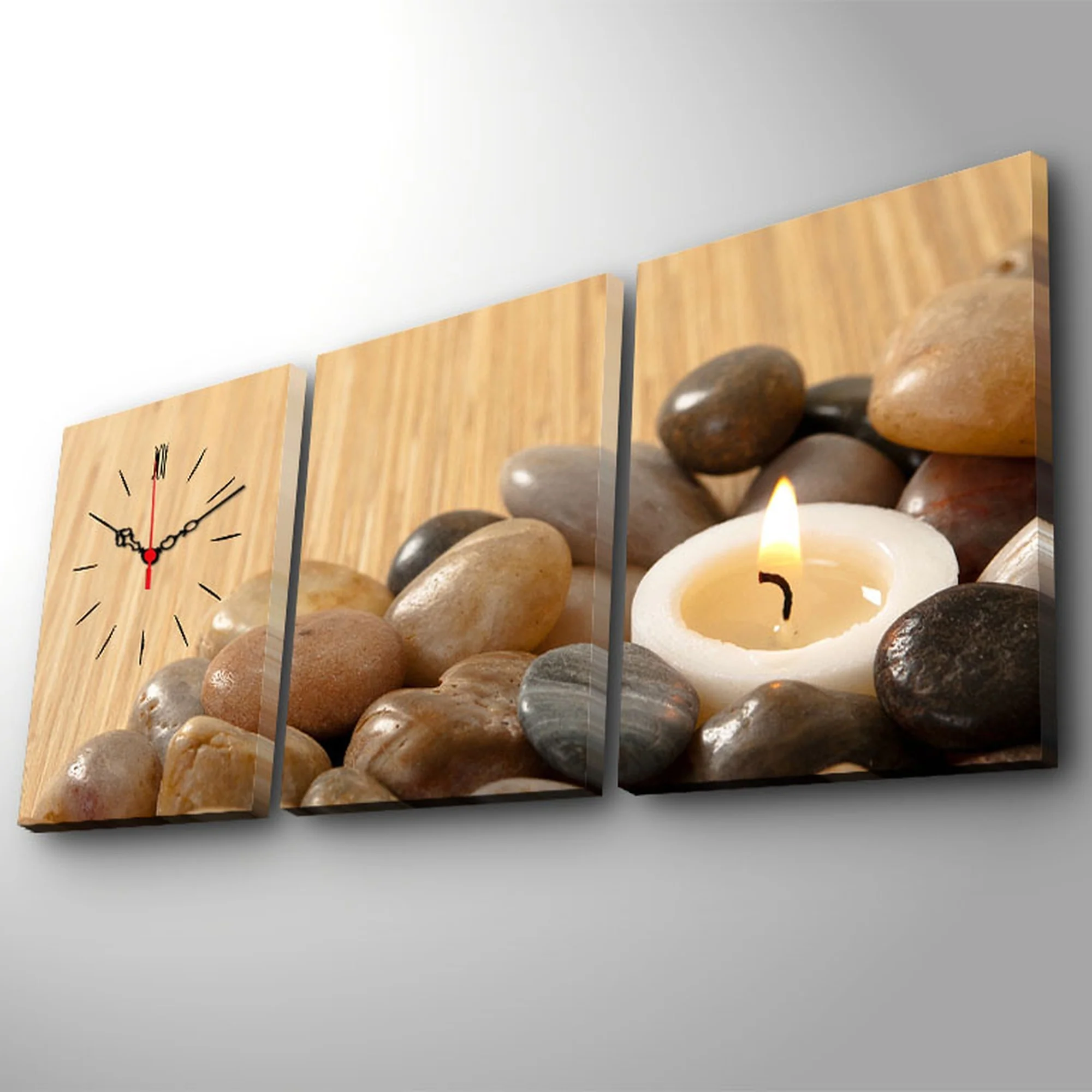 Reloj De Pared Decorativo Estilo Zen (3 Piezas) - Image 3