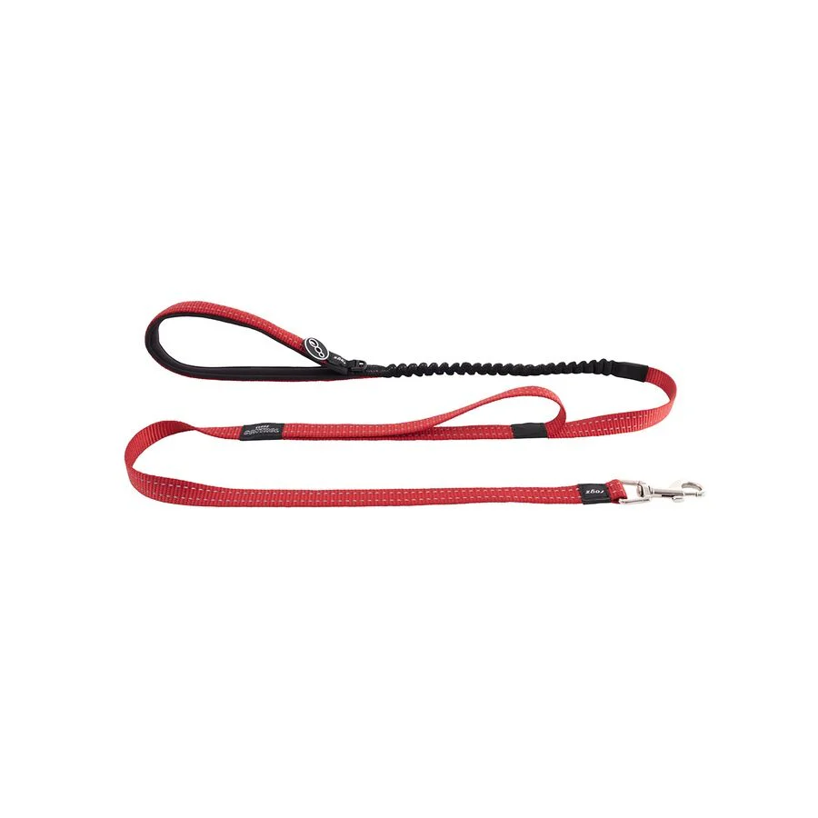Rogz Correa Bungee Roja M - Image 3