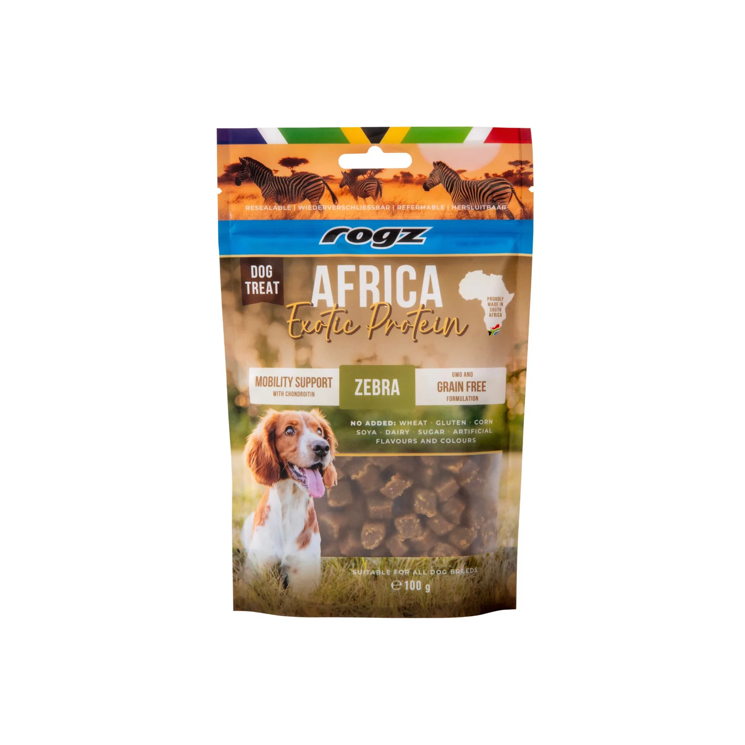 Rogz Snack Articular Para Perros De Cebra 6x100g Movilidad Y Articulaciones - Image 2