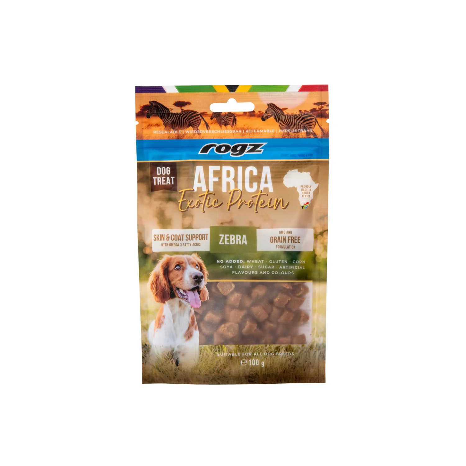 Rogz Snack Piel Y Pelo Para Perros De Cebra 6x100g Con Omega 3 Y 6 - Image 5