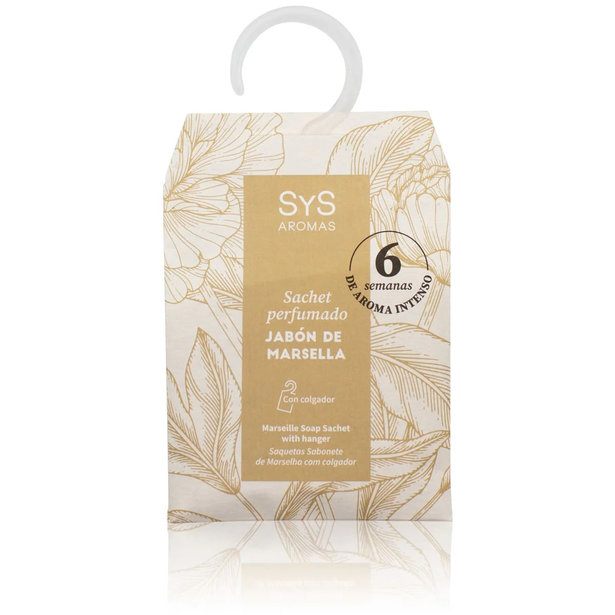 Sachet Perfumado Jabón de Marsella 12 g | Ambientador Para Armarios y Cajones | Aroma Limpio y Clásico