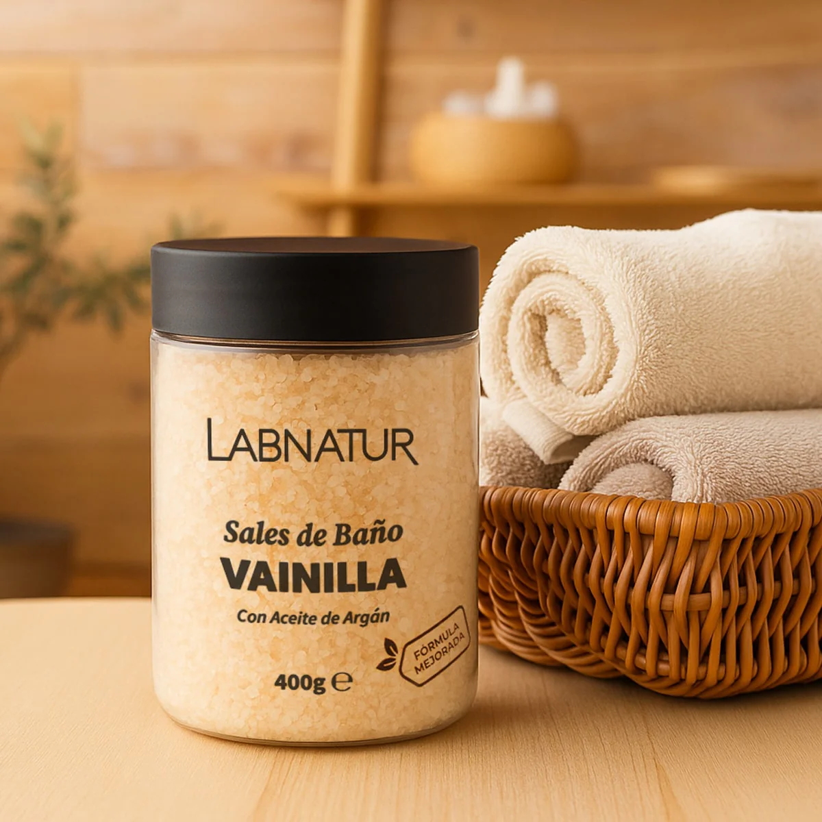 Sales de Baño Vainilla 400 g | Relajantes y Aromáticas | Fragancia Dulce y Reconfortante | Bienestar - Image 2