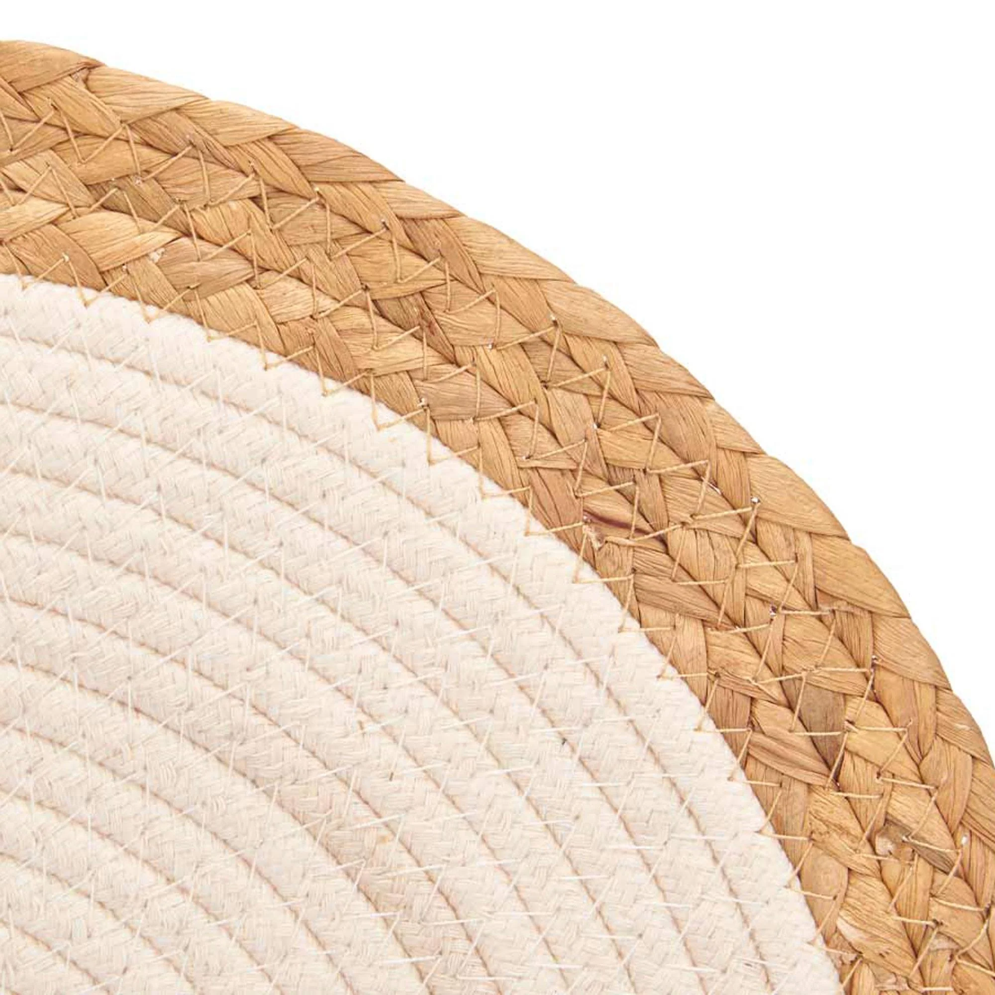 Salvamantel Esparto Espiral Tela Blanco Colección Kinvara - Image 4
